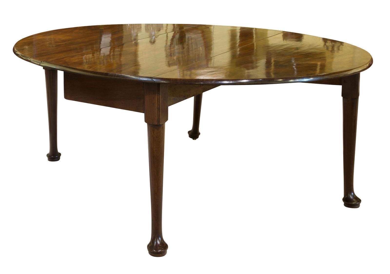 A Very Fine Early Georgian Cuban Mahogany Dropleaf Dining Table (1 of 1)