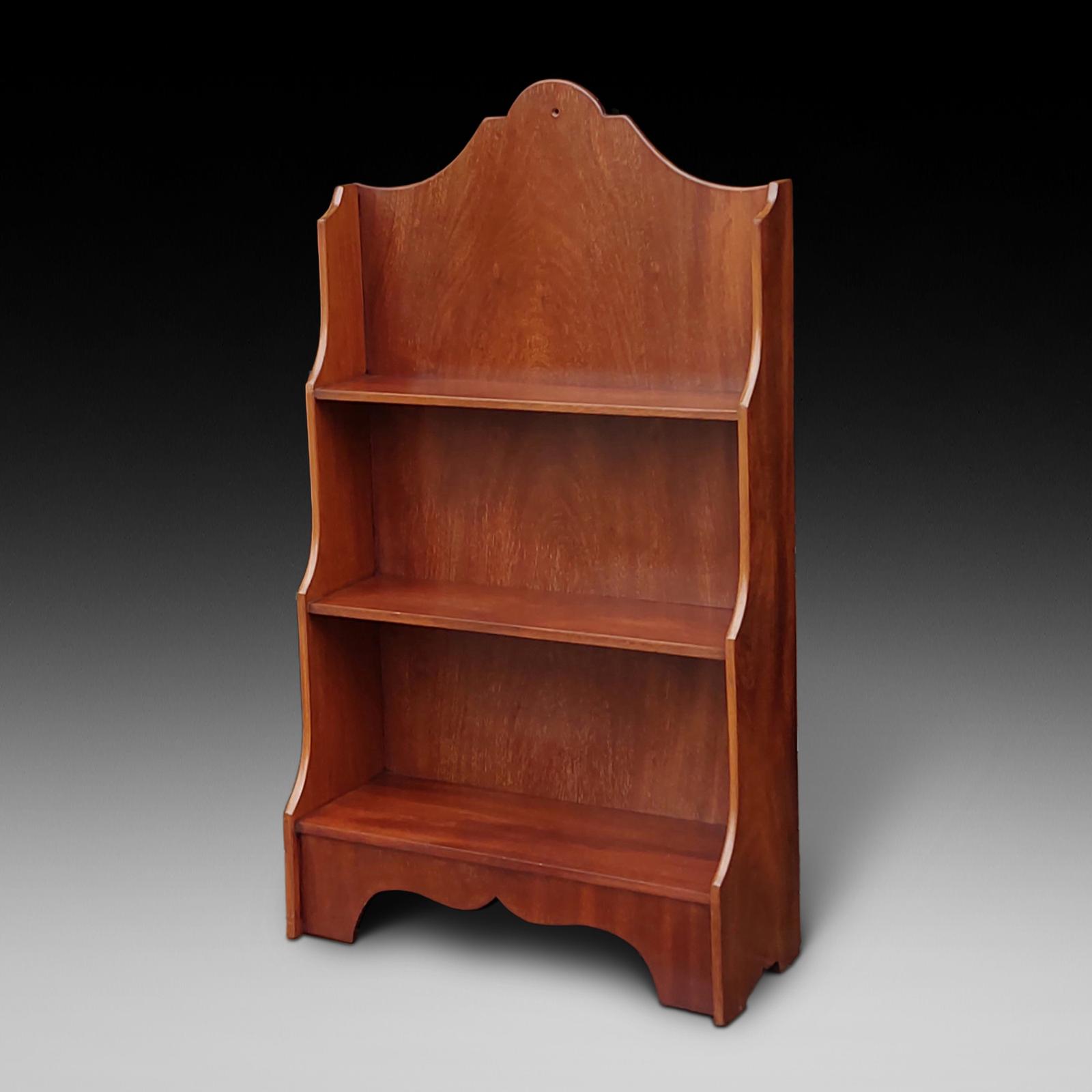 Edwardian Mahogany Wall Hanging Book Shelves (1 of 7)