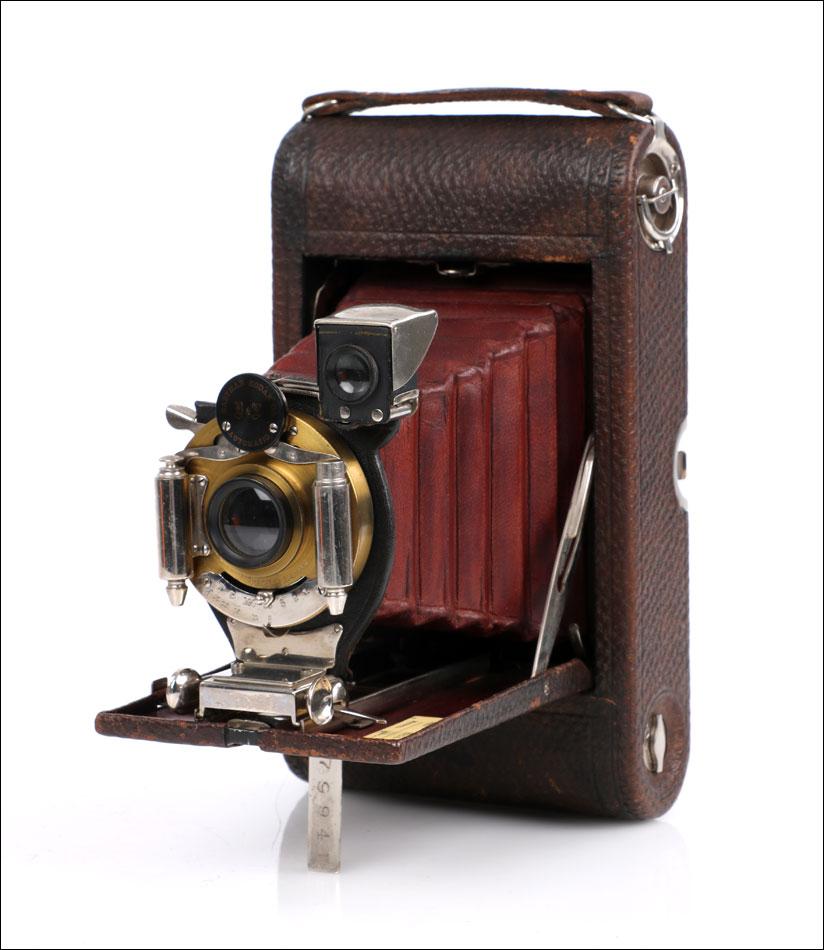 Antique Kodak Folding Pocket No.3 C-2 Camera. USA 1900-1910 (1 of 16)