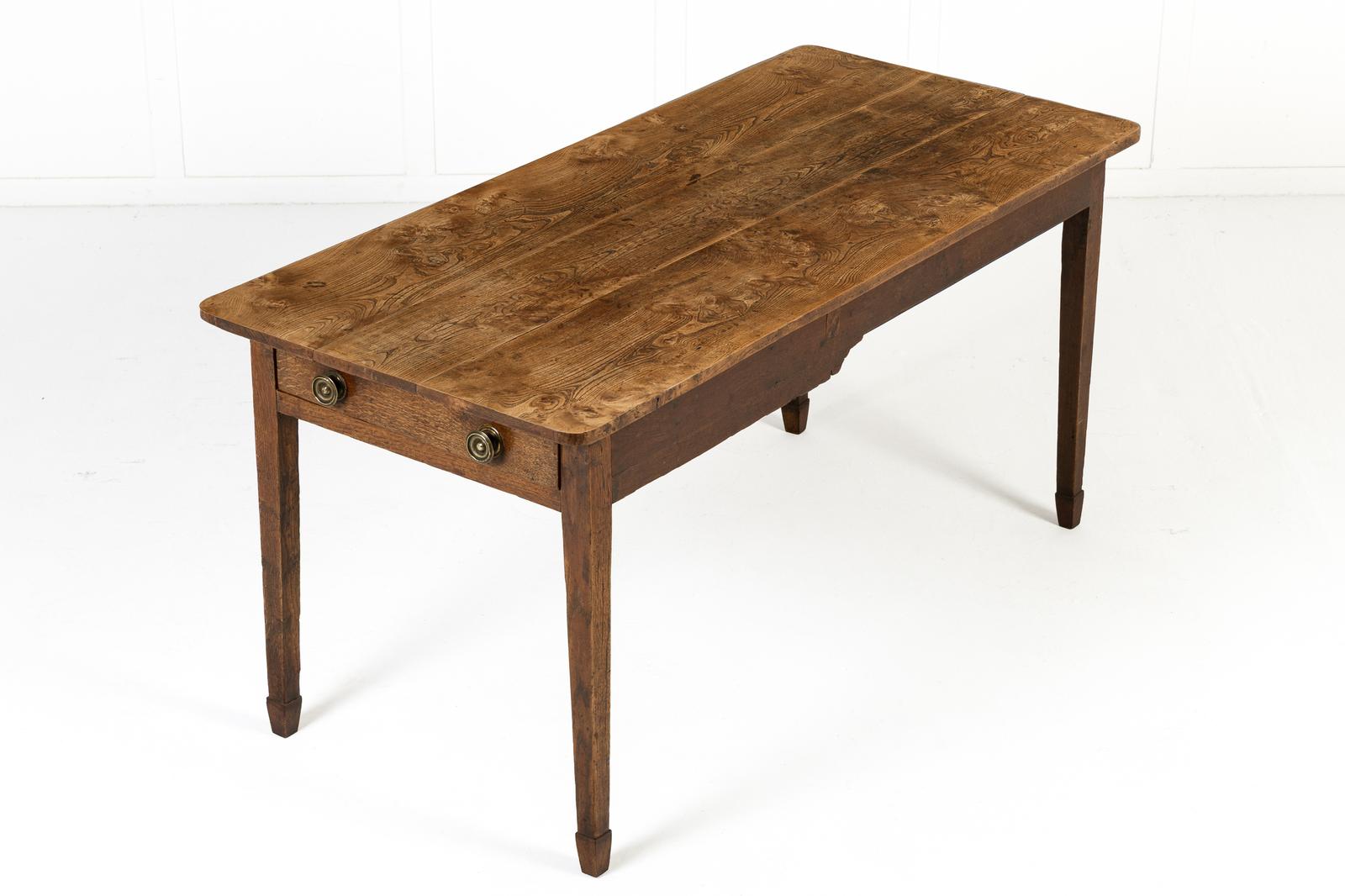18th Century English Elm Farmhouse Table (1 of 6) 18th Century English Elm Farmhouse Table (1 of 6)