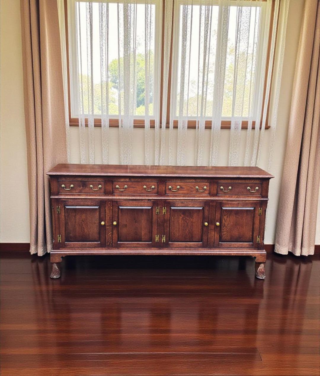 An Imposing Oak Dresser Base Bryn Hall Bespoke Furniture (1 of 13)