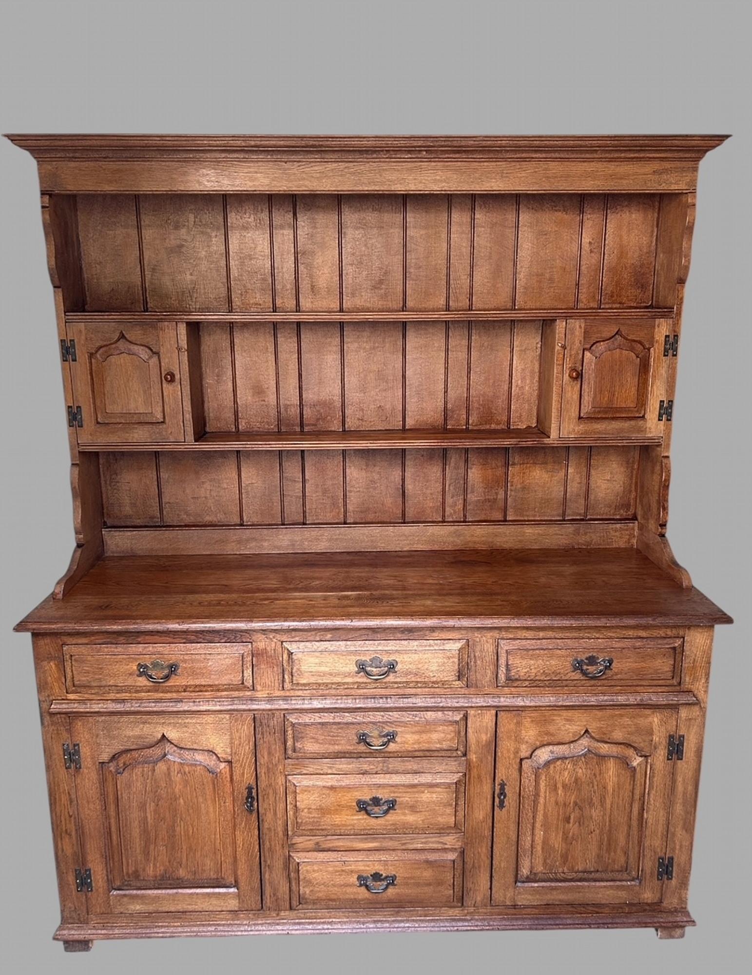 Oak Mid Century Welsh Dresser (1 of 7)