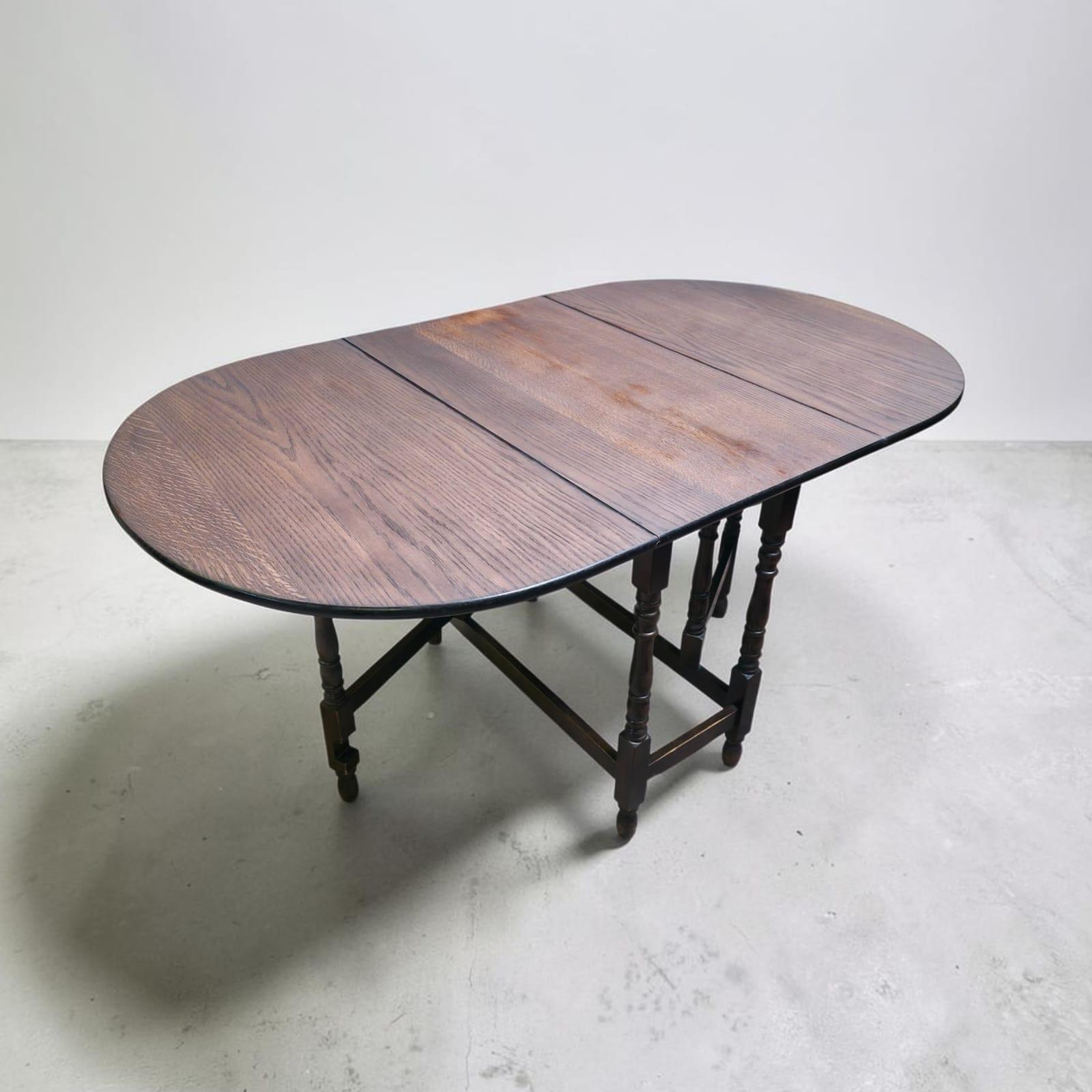 Vintage Oak Gateleg Drop Leaf Dining Table c.1960 (1 of 11) Vintage Oak Gateleg Drop Leaf Dining Table c.1960 (1 of 11)