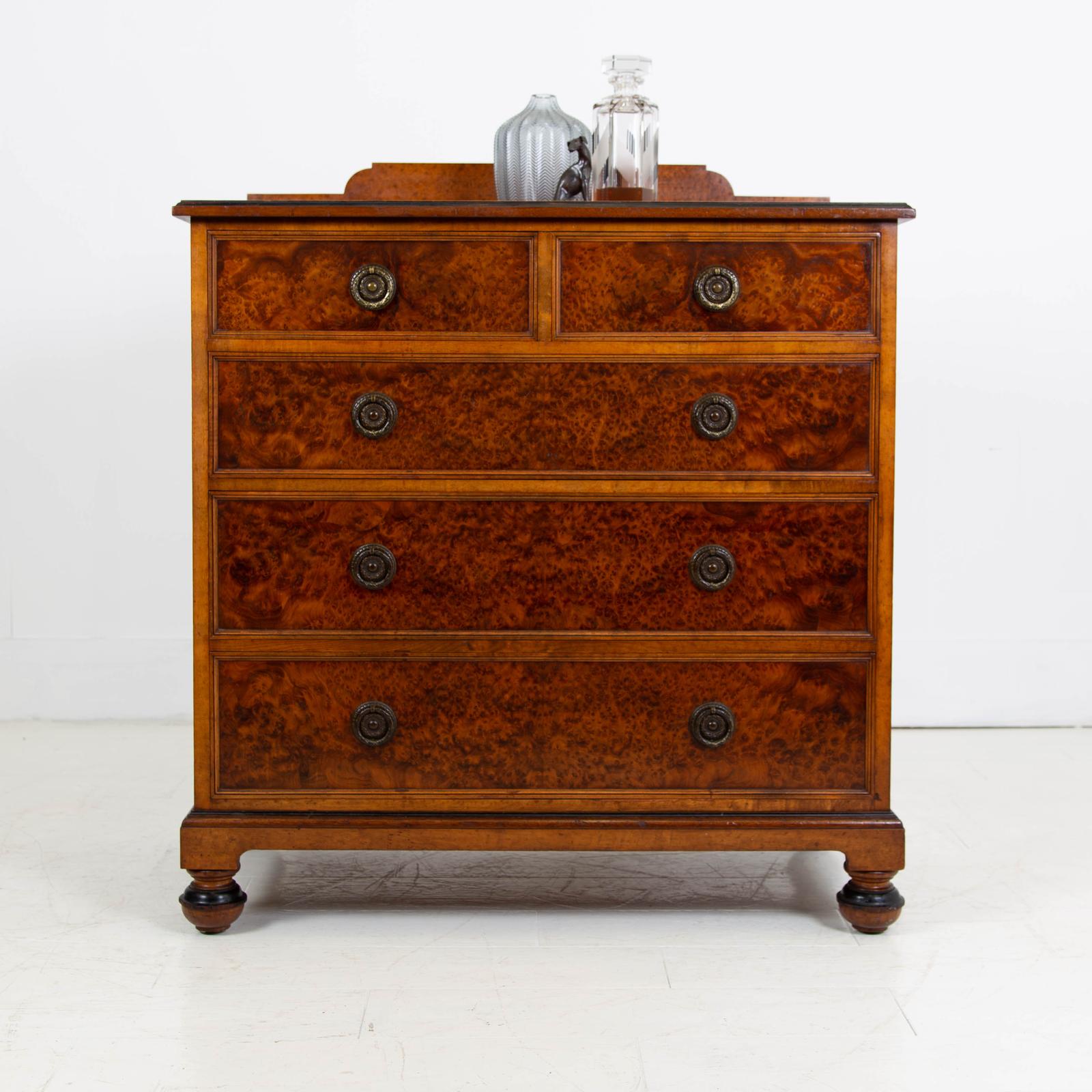 Antique Gillows Chest of Drawers Burr Walnut Ebonised C1910 (1 of 15) Antique Gillows Chest of Drawers Burr Walnut Ebonised C1910 (1 of 15)