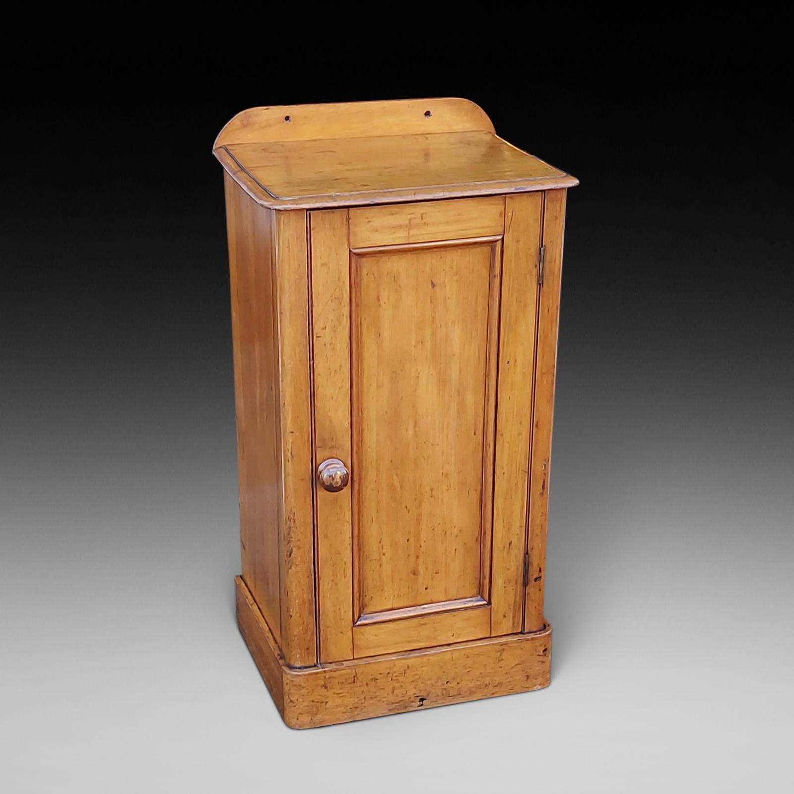 Victorian Pine Bedside Cabinet (1 of 6)