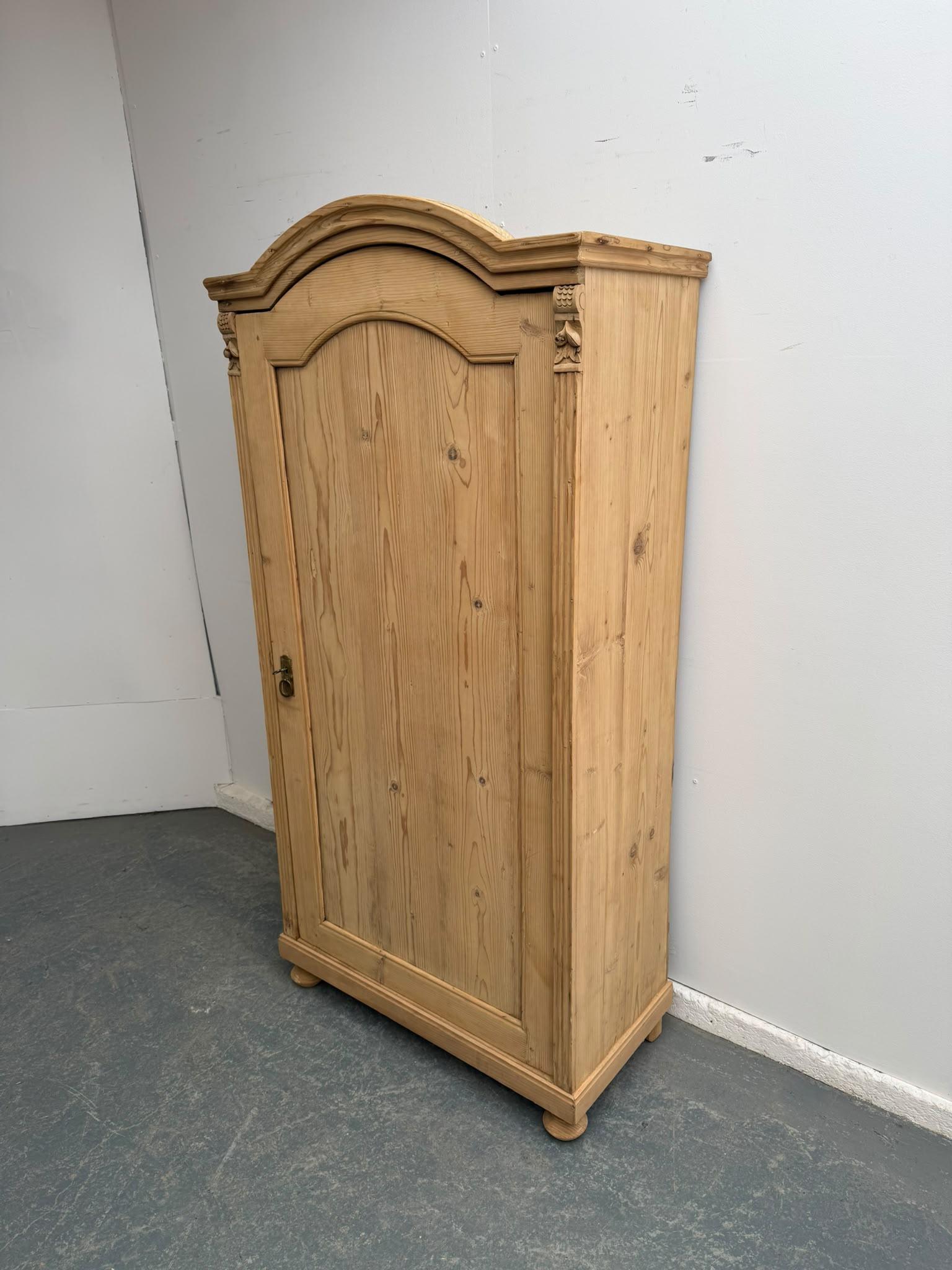 Lovely Victorian Shallow Antique Pine 1 Door Storage Cupboard to wax / paint (1 of 9) Lovely Victorian Shallow Antique Pine 1 Door Storage Cupboard to wax / paint (1 of 9)