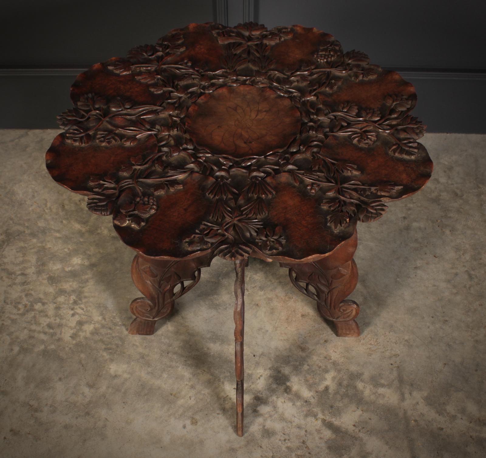 Rare Walnut Kashmiri Table (1 of 6) Rare Walnut Kashmiri Table (1 of 6)