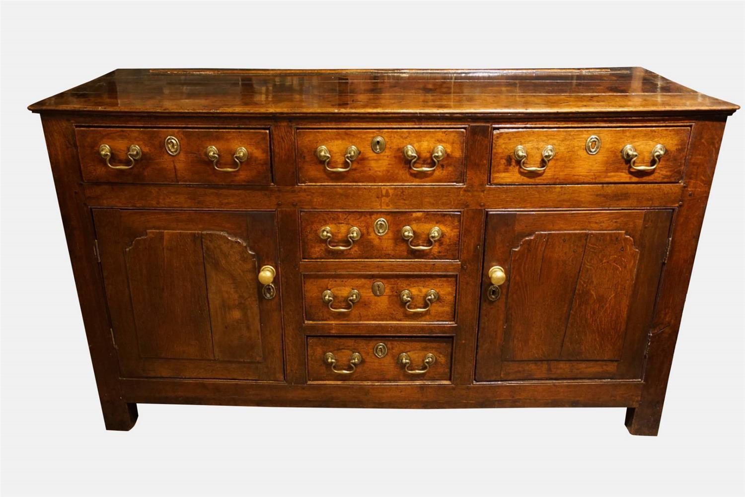 George III Period Oak Dresser Base (1 of 9) George III Period Oak Dresser Base (1 of 9)