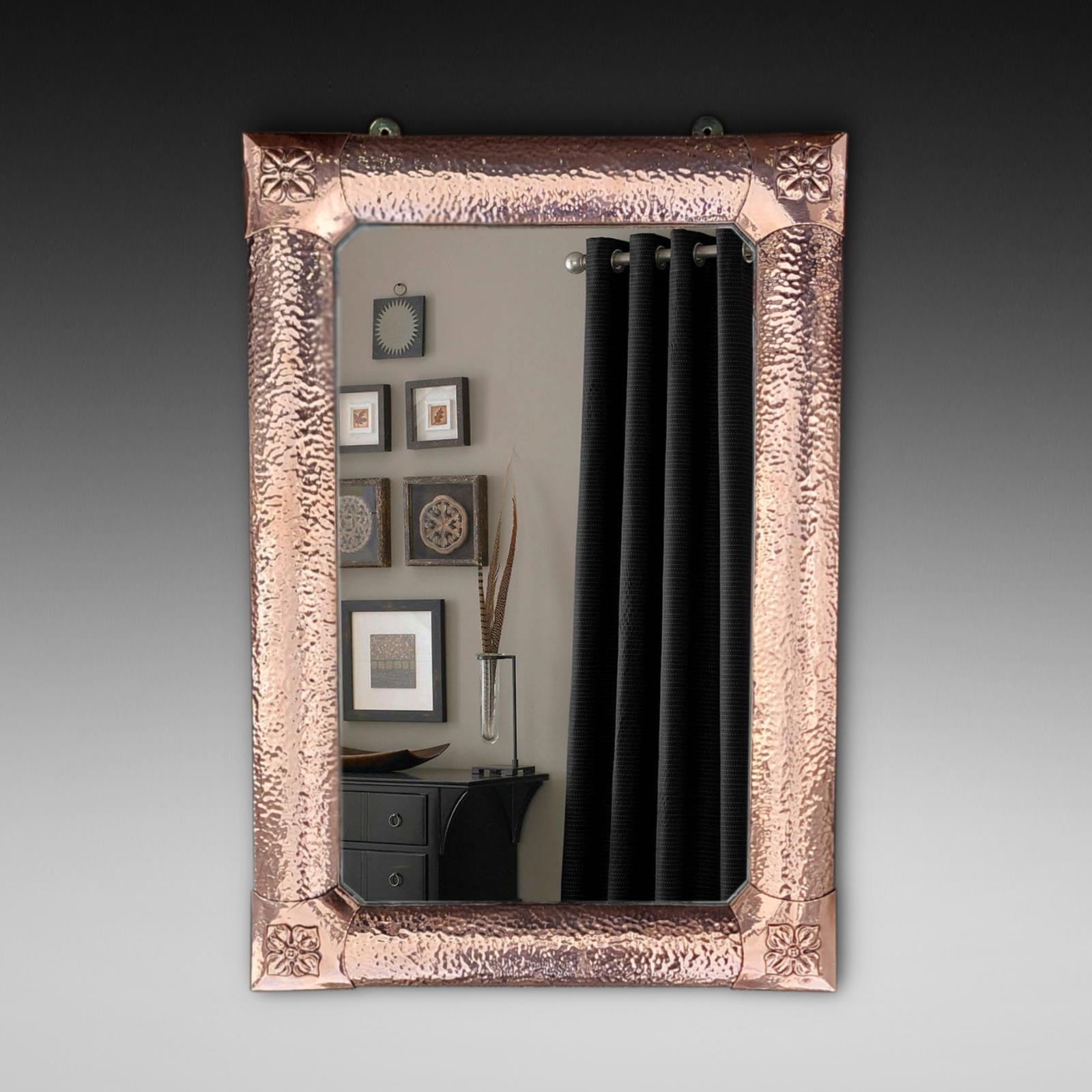 Arts & Crafts Beaten Copper Wall Mirror (1 of 7) Arts & Crafts Beaten Copper Wall Mirror (1 of 7)