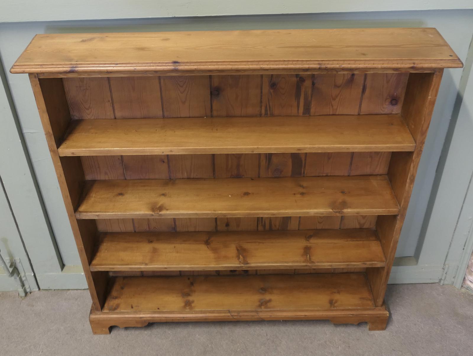 Hand Made Open Front Golden Pine Bookcase (1 of 6) Hand Made Open Front Golden Pine Bookcase (1 of 6)