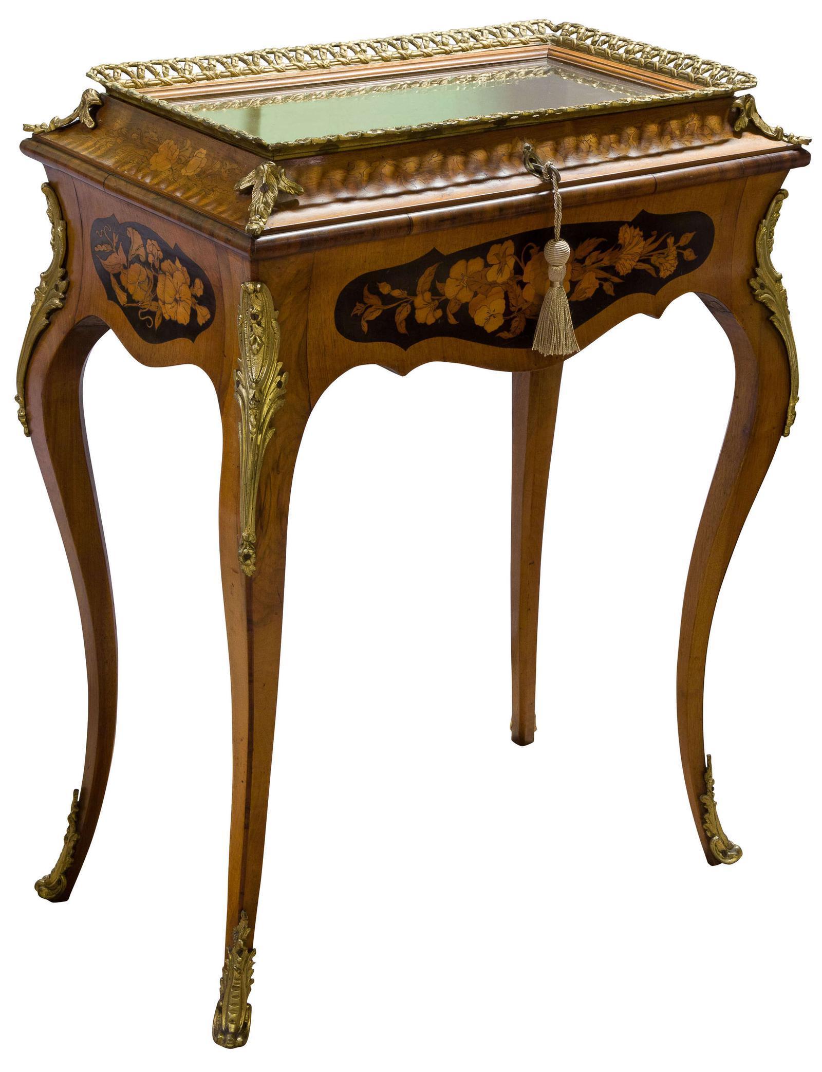 Walnut & Inlaid Bijouterie Table 19th Century (1 of 8) Walnut & Inlaid Bijouterie Table 19th Century (1 of 8)