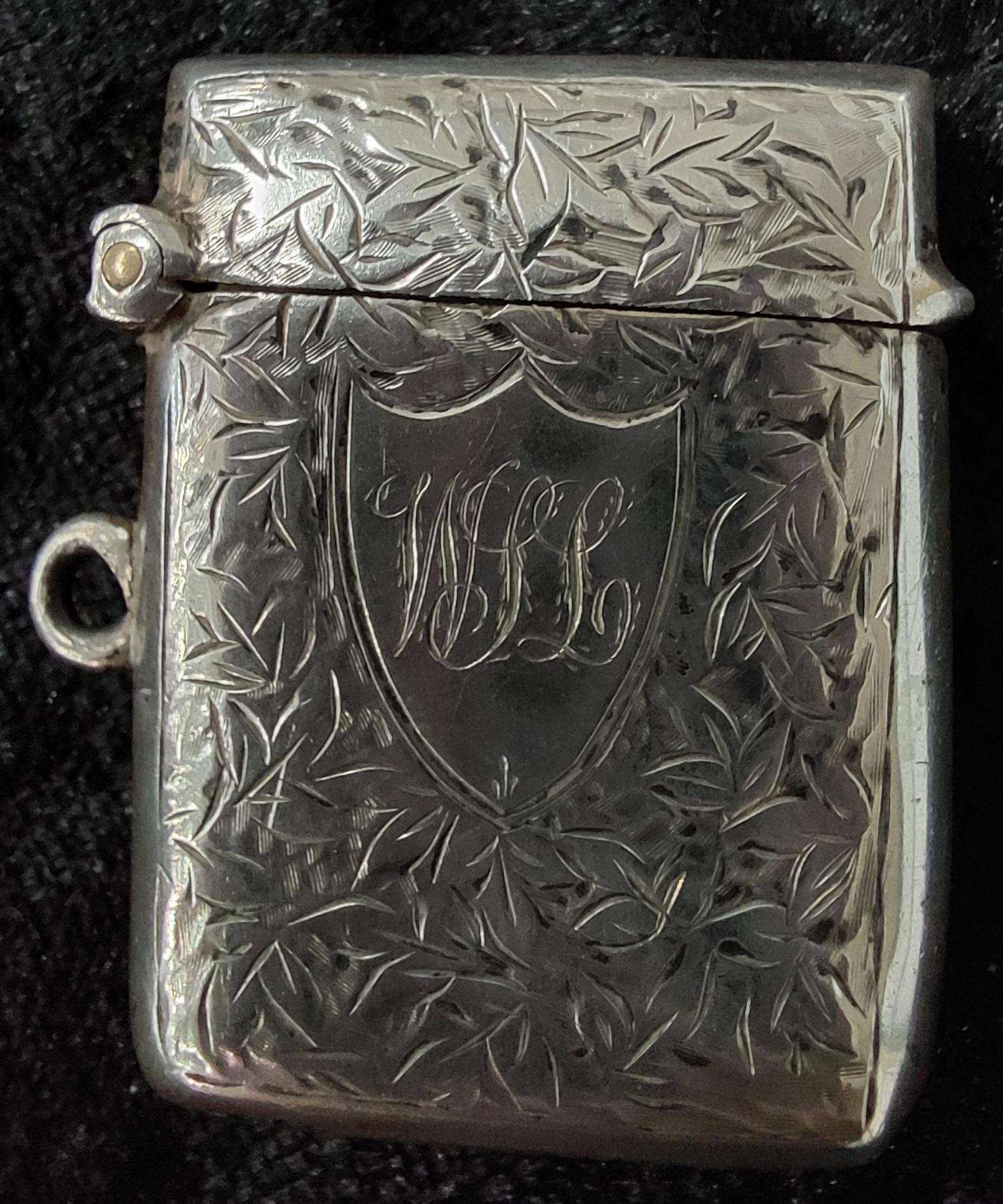 Antique Silver Vesta (1 of 3) Antique Silver Vesta (1 of 3)