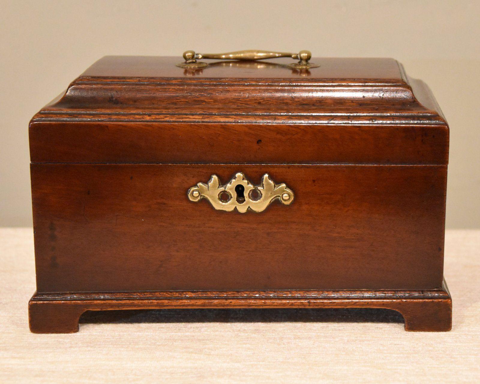 18th Century Mahogany Tea Chest / Caddy (1 of 6)