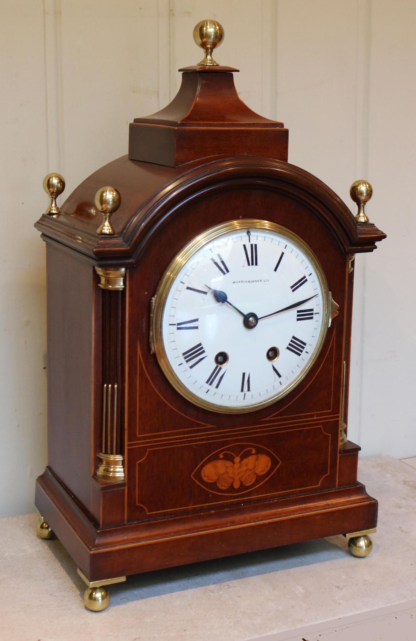 Mahogany & Inlay Bracket Clock (1 of 11) Mahogany & Inlay Bracket Clock (1 of 11)