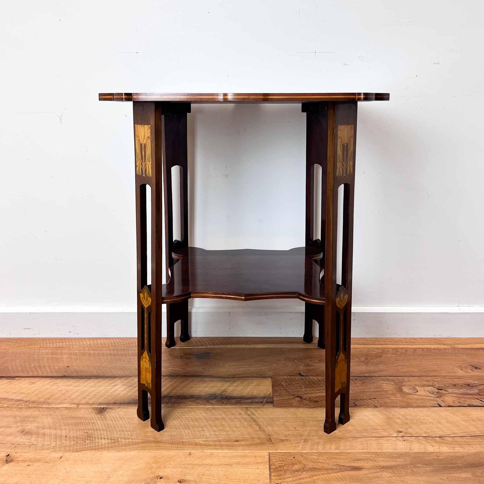 Art Nouveau Mahogany Occasional Table (1 of 16) Art Nouveau Mahogany Occasional Table (1 of 16)