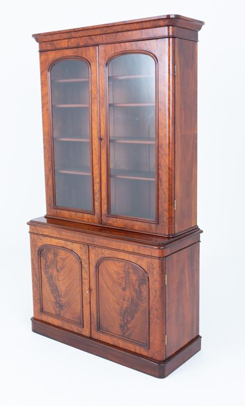 Good Quality Victorian Mahogany Library Bookcase (1 of 8)