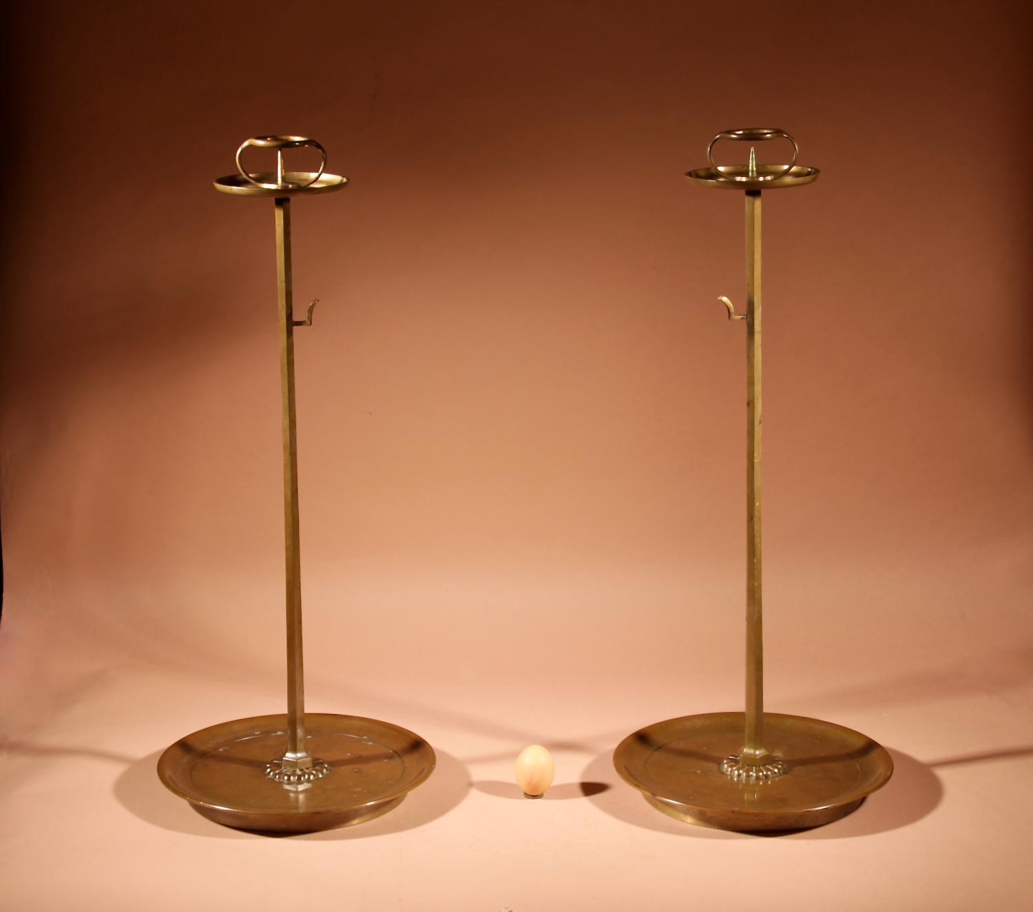 Interesting Pair of Japanese Bronze Candlesticks (1 of 7)