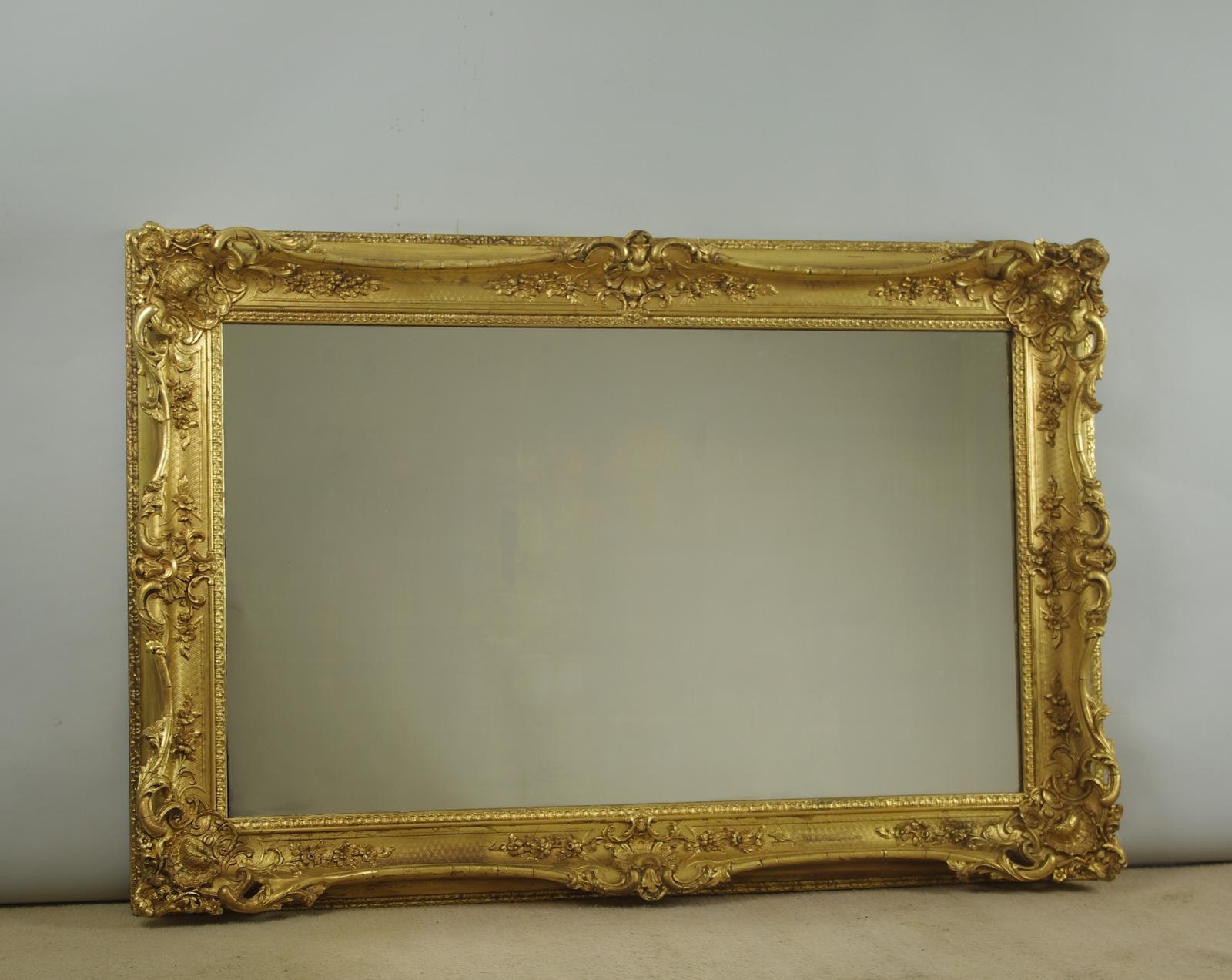 Victorian Gilt Swept Frame Mirror (1 of 12) Victorian Gilt Swept Frame Mirror (1 of 12)