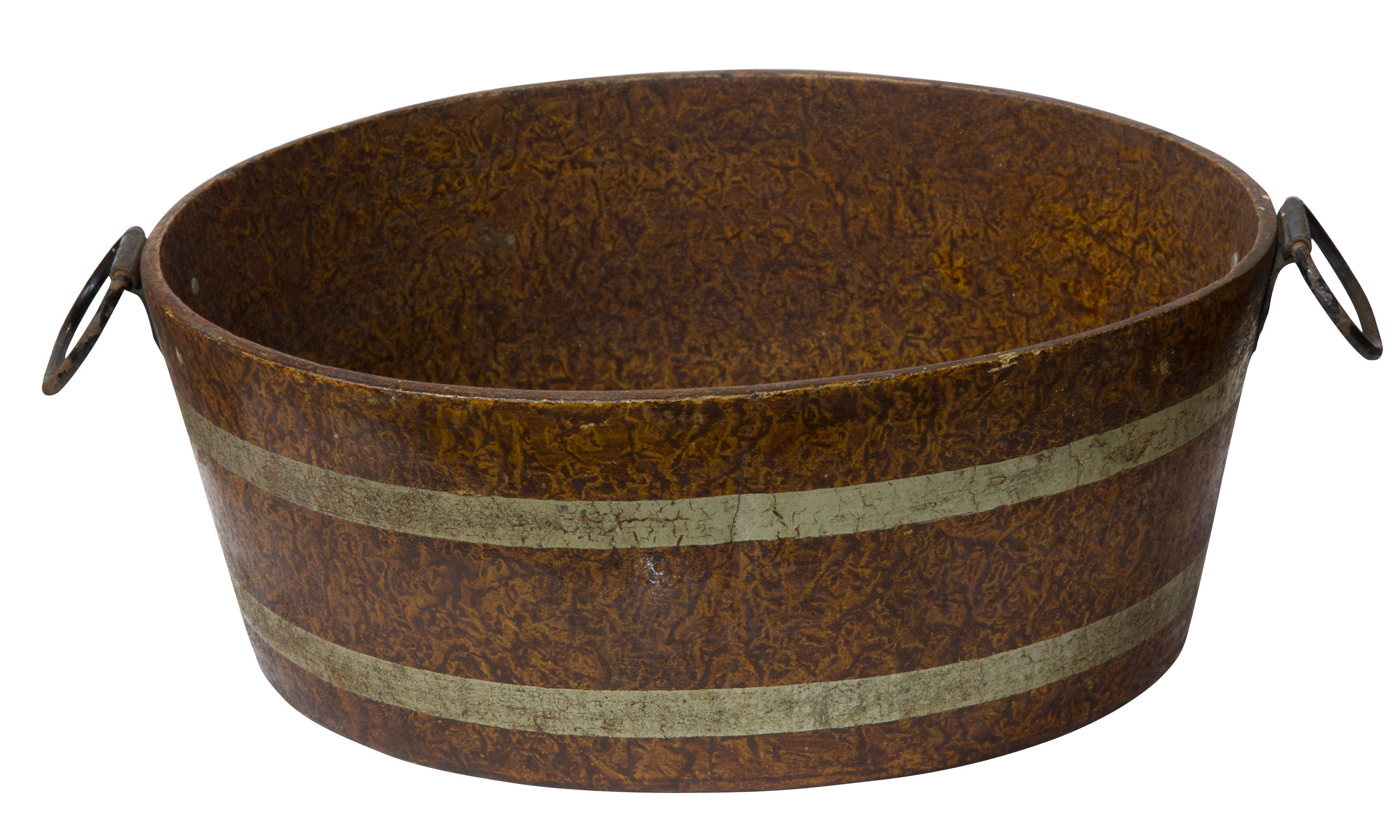 Continental Oval Papier Mache Plant Trough c1920 (1 of 1)