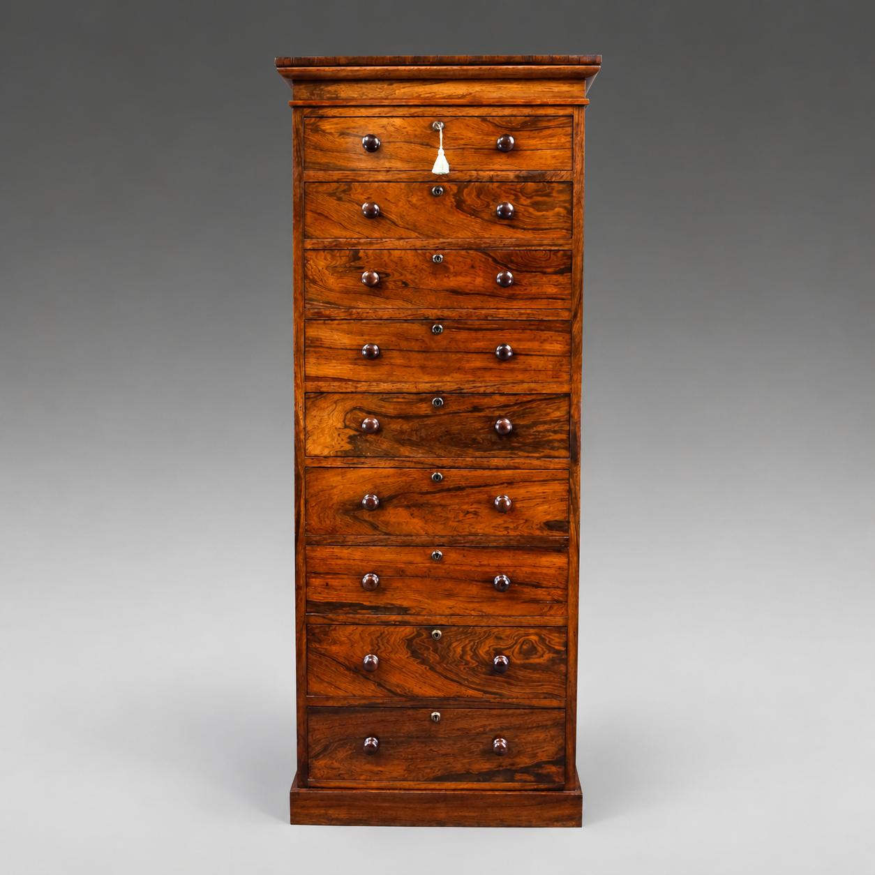Lovely Quality Rosewood Tall Chest of Drawers (1 of 5) Lovely Quality Rosewood Tall Chest of Drawers (1 of 5)