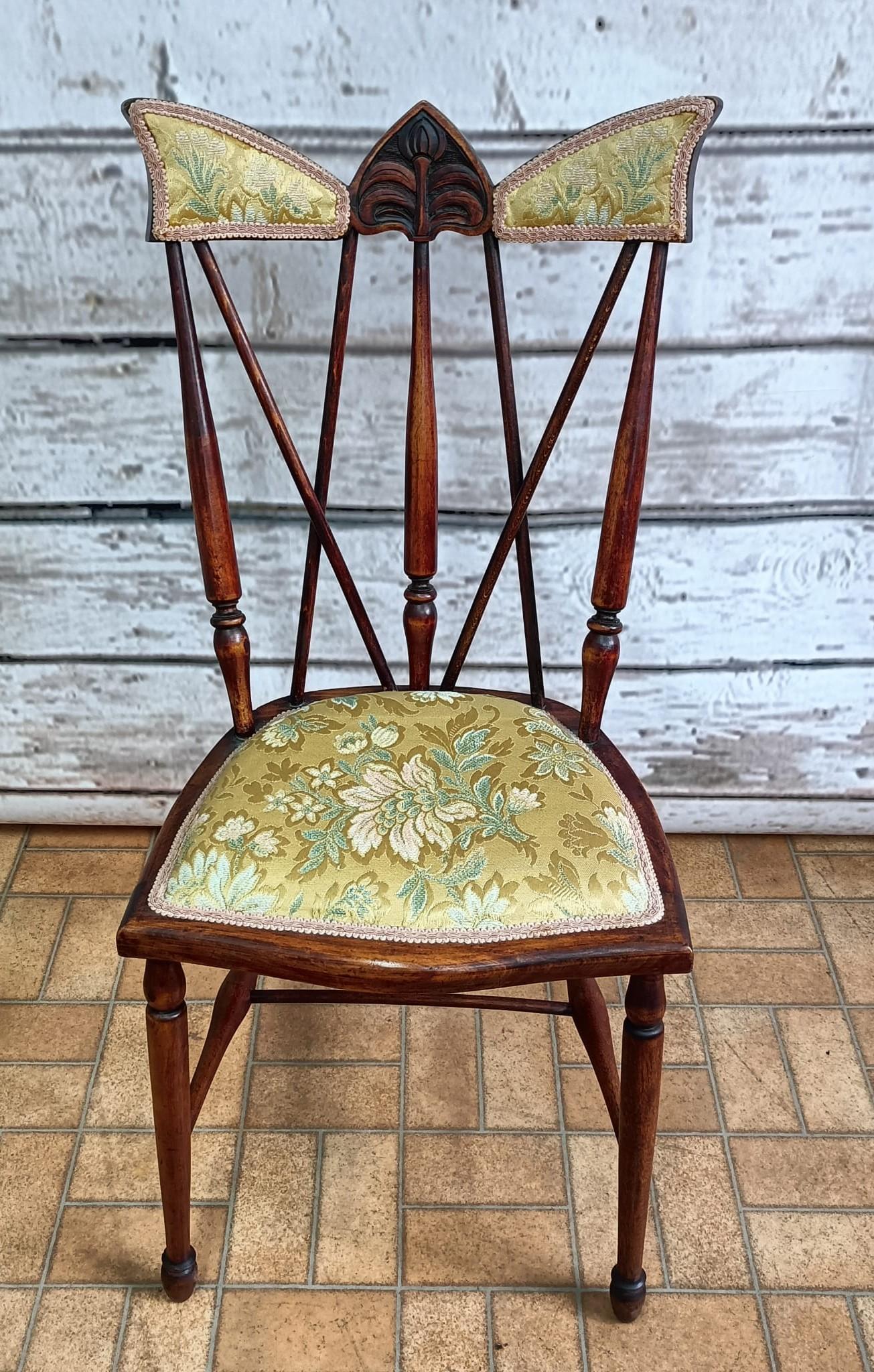 Art Nouveau Side Chair (1 of 4)