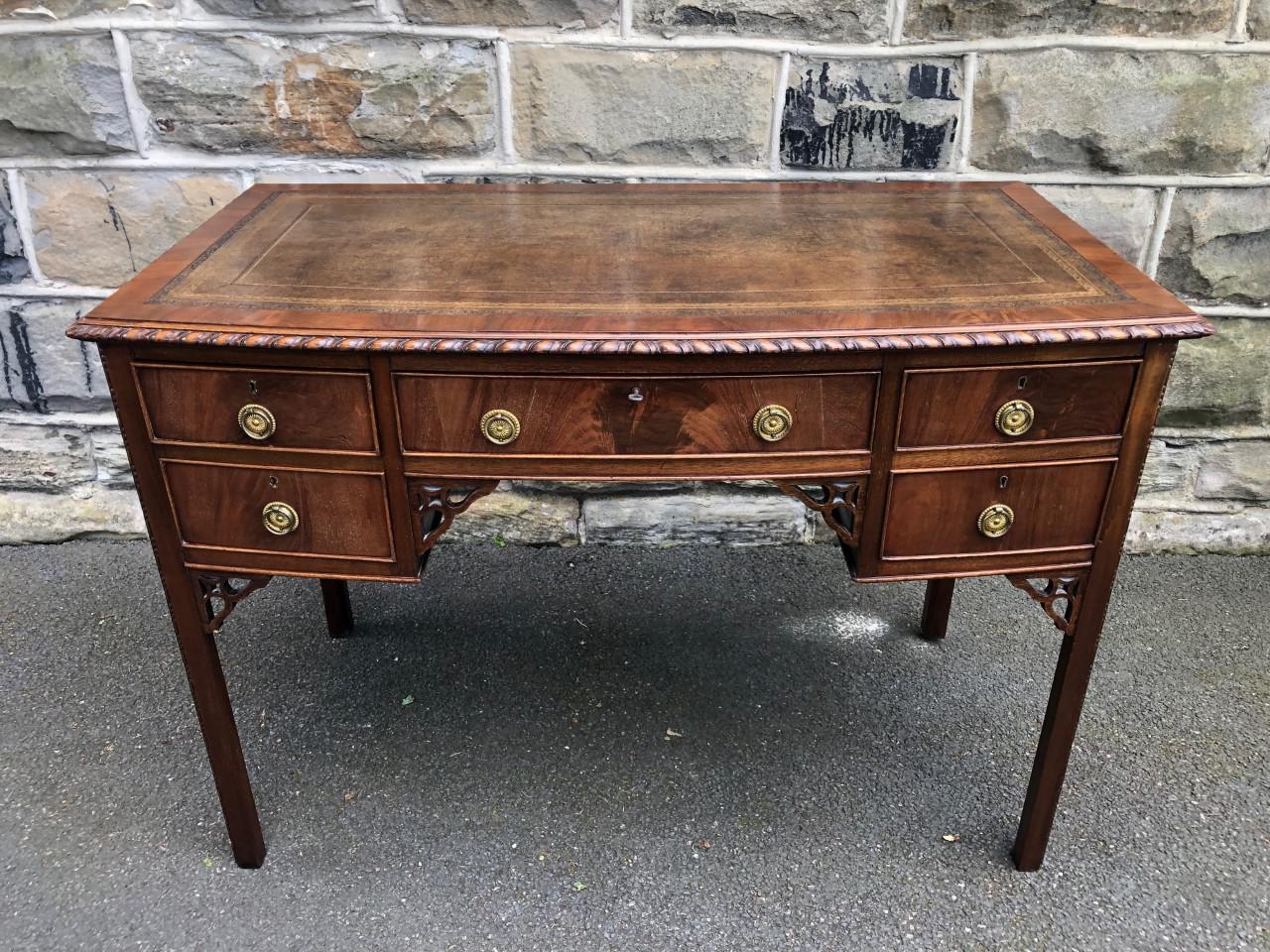 Antique Mahogany Writing Table (1 of 11)