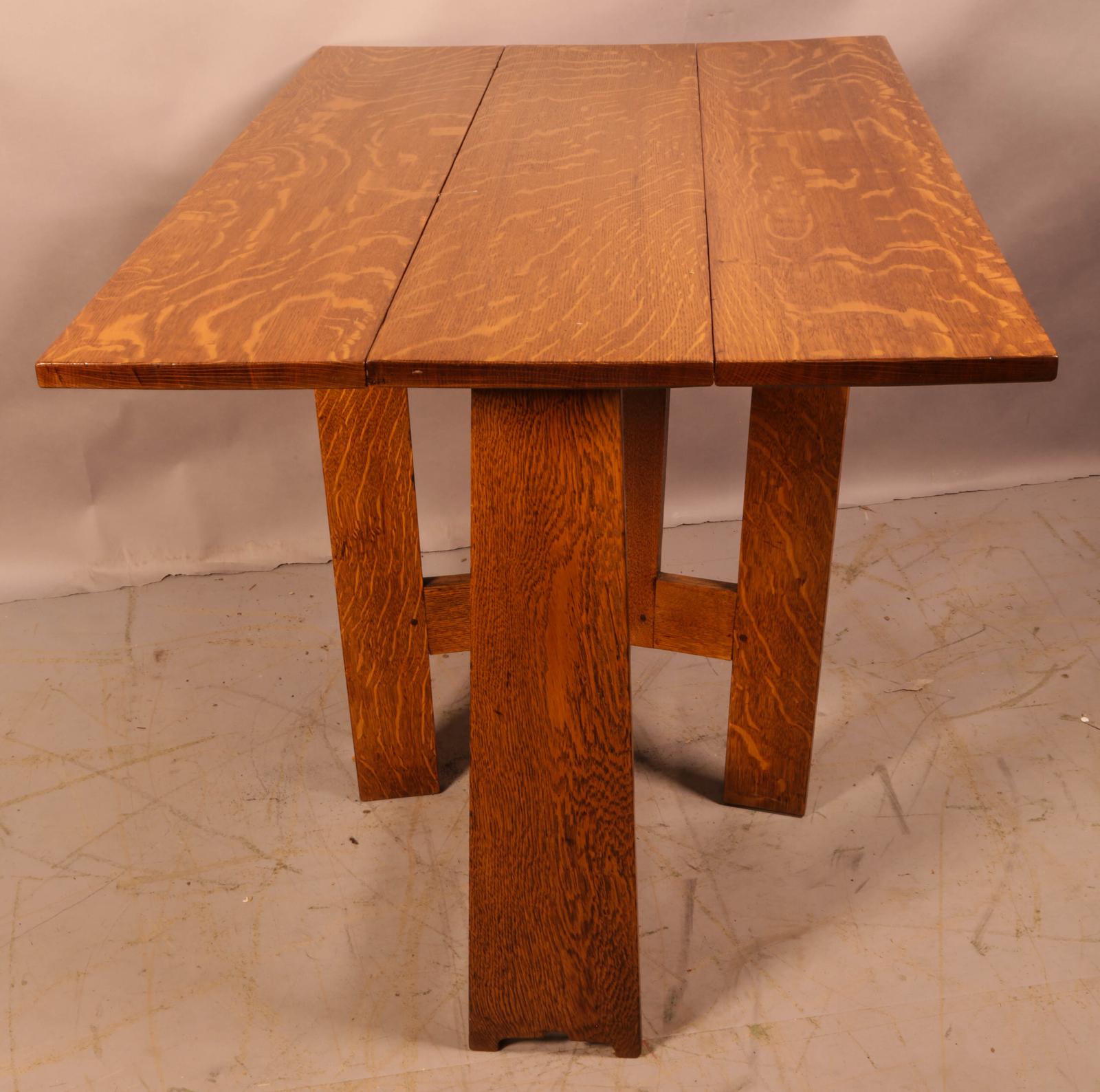 Arts & Crafts Drop Leaf Dining Table (1 of 8) Arts & Crafts Drop Leaf Dining Table (1 of 8)