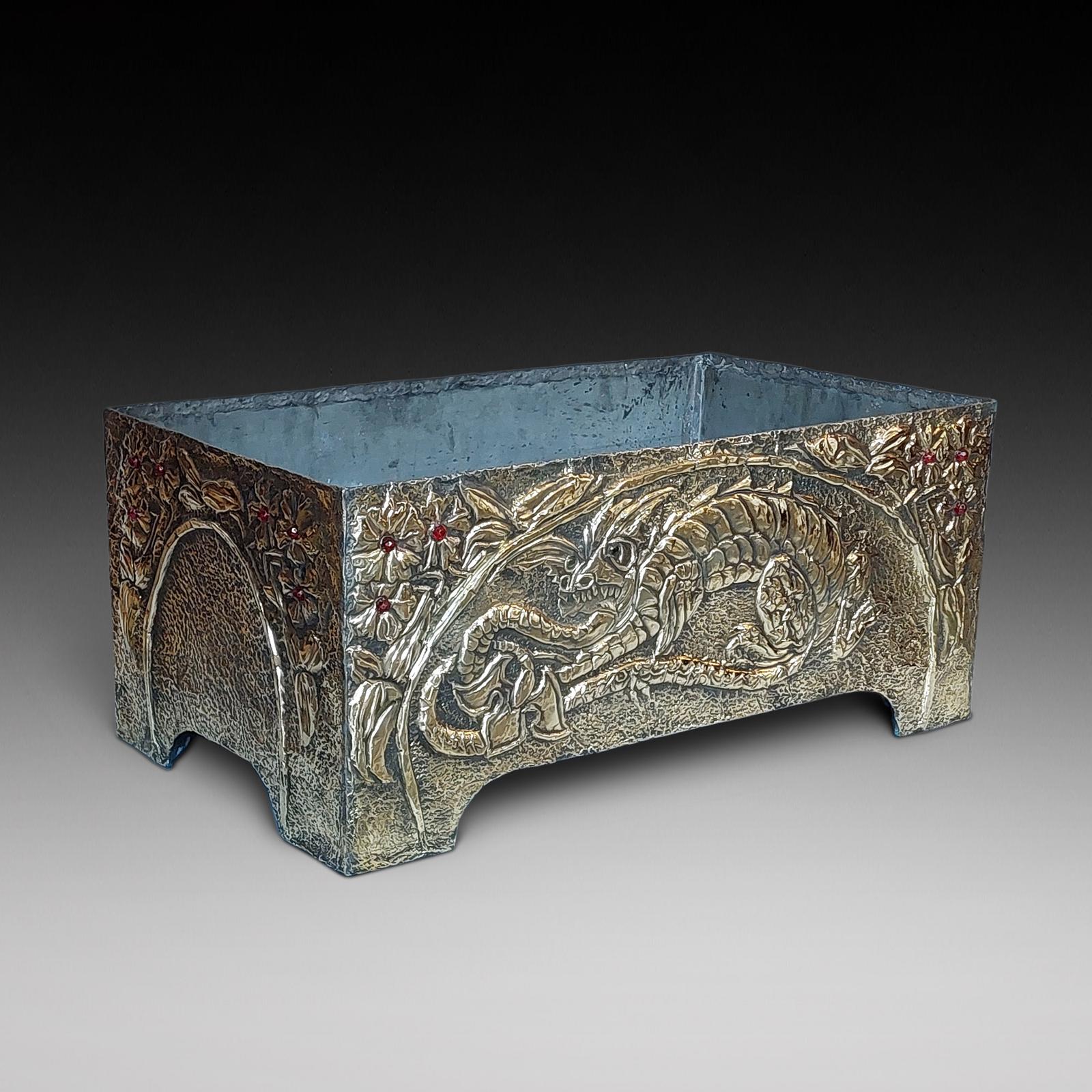 Large 19thc Chinese Zinc Lined Brass Trough Planter (1 of 5) Large 19thc Chinese Zinc Lined Brass Trough Planter (1 of 5)