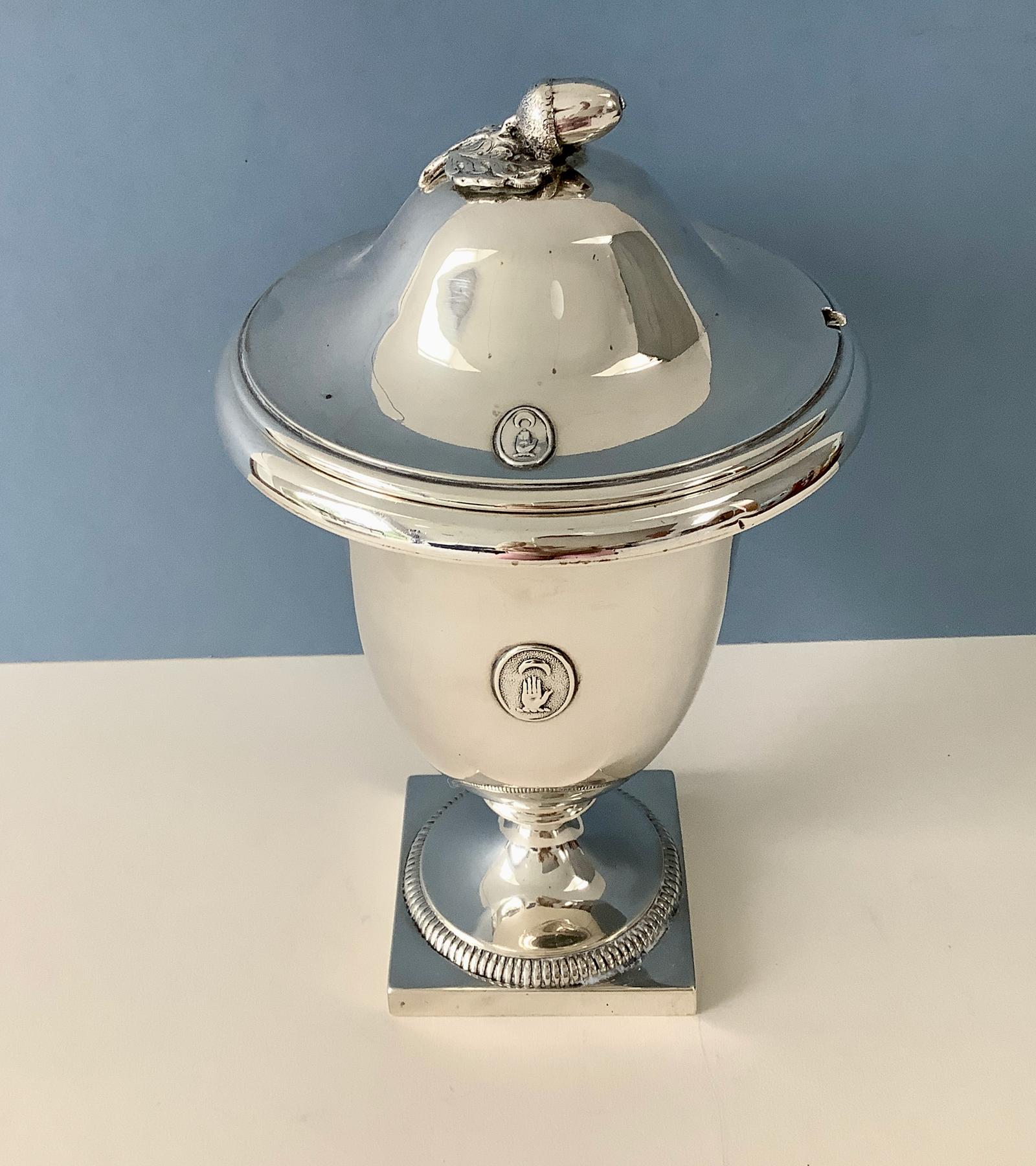 Antique Solid Silver Sauce Urn (1 of 9) Antique Solid Silver Sauce Urn (1 of 9)