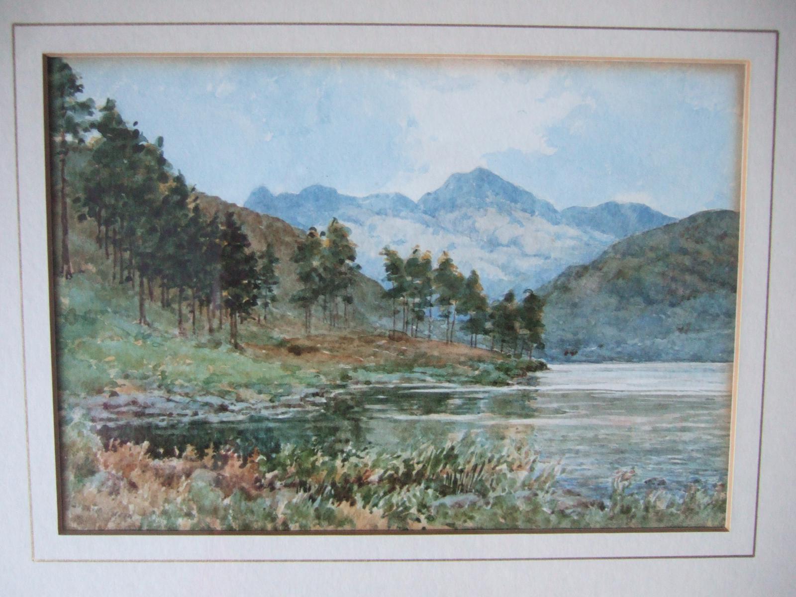 N? Green: early 20th century watercolour of Blea Tarn, Lake District (1 of 4) N? Green: early 20th century watercolour of Blea Tarn, Lake District (1 of 4)