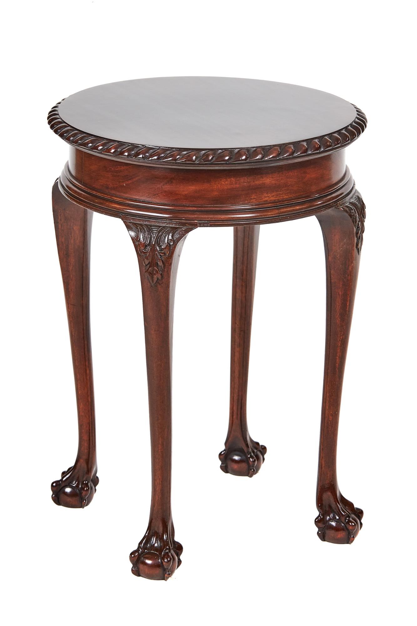 Mahogany & Carved Lamp Table c.1920 (1 of 5) Mahogany & Carved Lamp Table c.1920 (1 of 5)