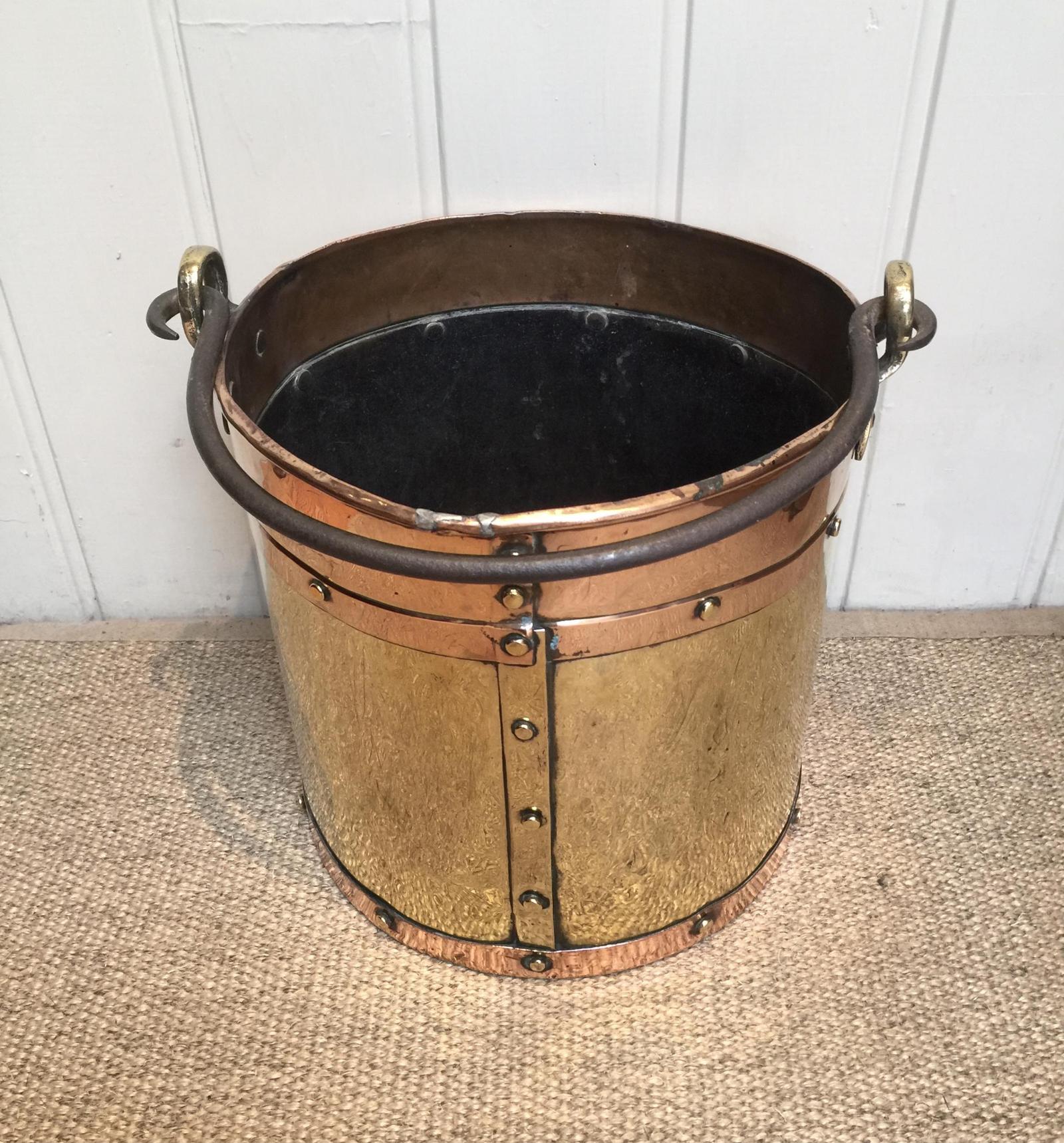 Late 19th Century Brass & Copper Bucket (1 of 9) Late 19th Century Brass & Copper Bucket (1 of 9)