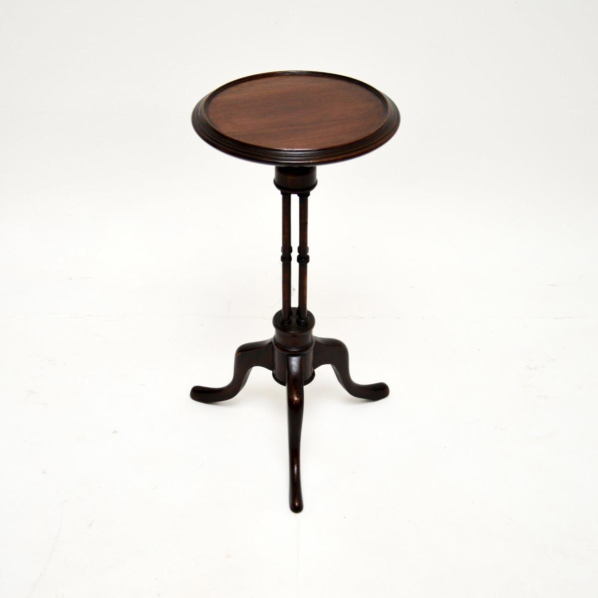 Antique Georgian Style Mahogany Wine Table (1 of 8)