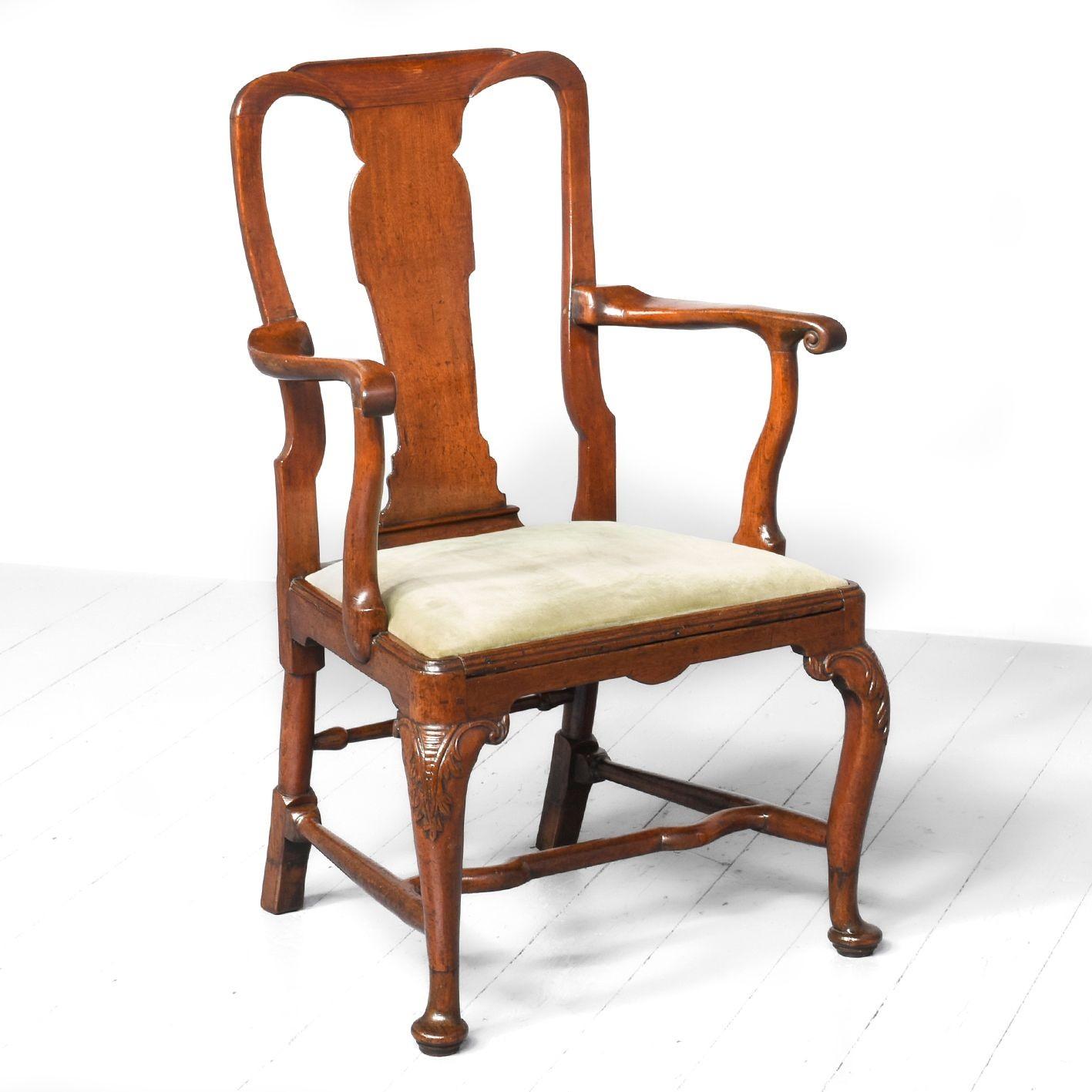 George II Walnut Armchair (1 of 8)