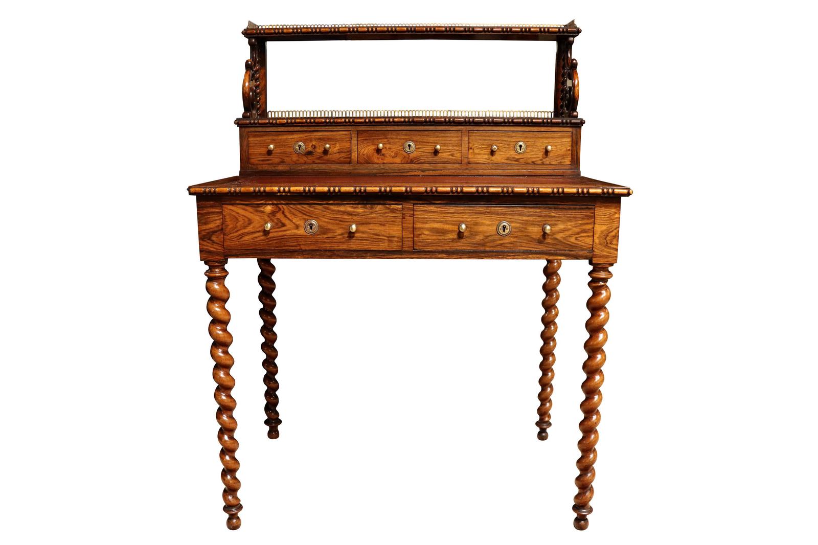 Fine Early Victorian Rosewood Ladies Writing Table, c.1845–1855 (1 of 8) Fine Early Victorian Rosewood Ladies Writing Table, c.1845–1855 (1 of 8)