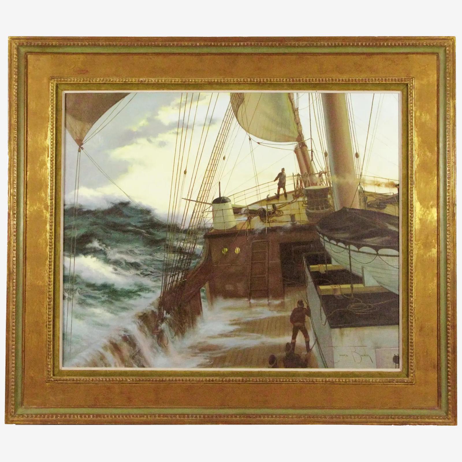 James Brereton (British b.1954) - The Dawn Watch - Oil Painting (1 of 5)