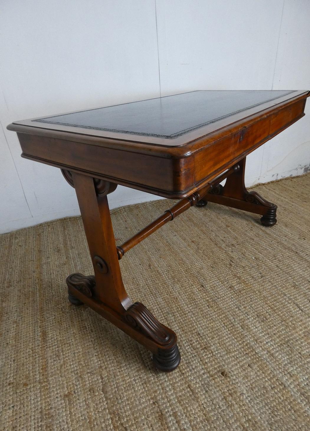 English 19th Century Centre Library Table (1 of 10)