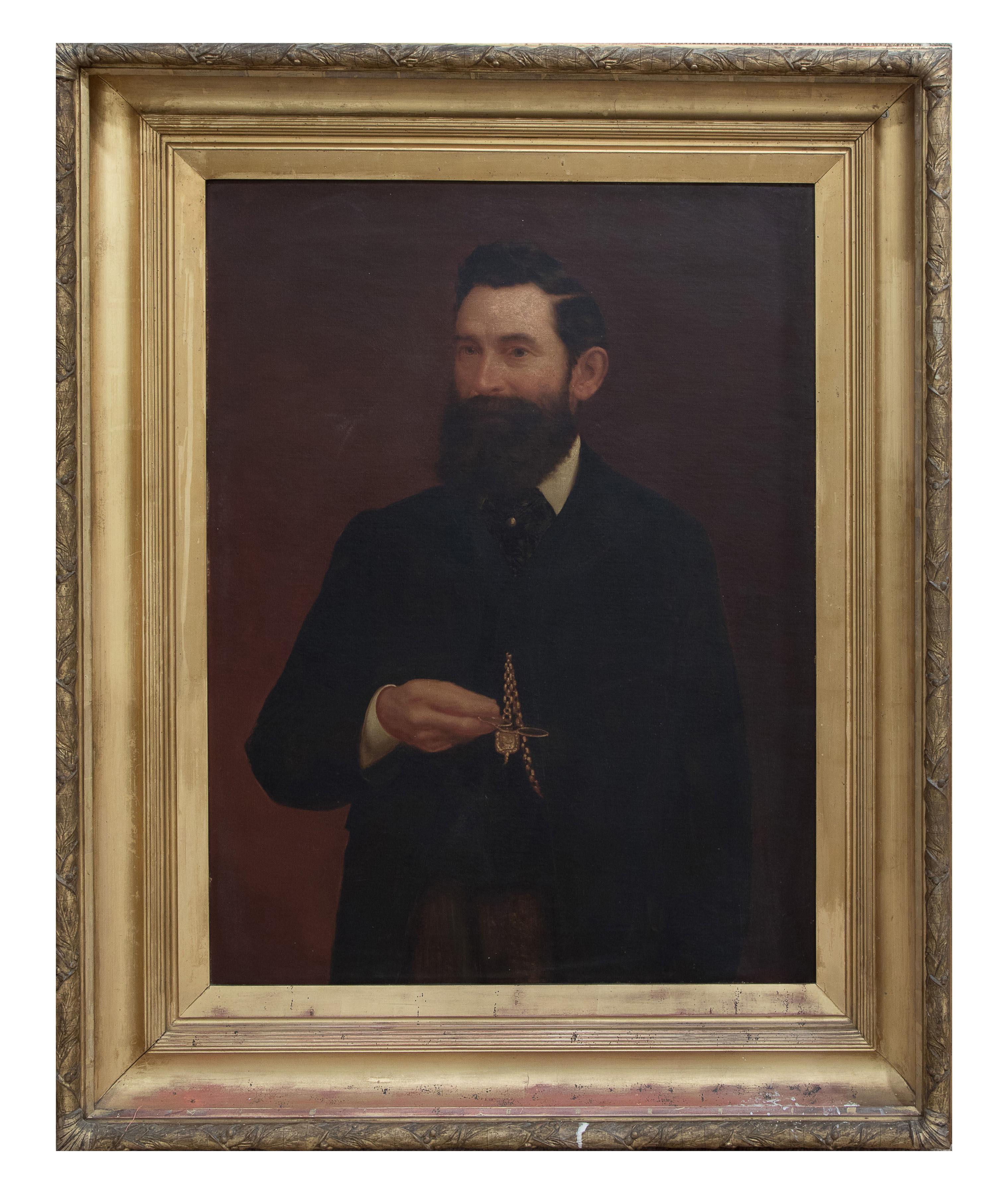 19thc Portrait of a Bearded Gentleman c1870 (1 of 1) 19thc Portrait of a Bearded Gentleman c1870 (1 of 1)