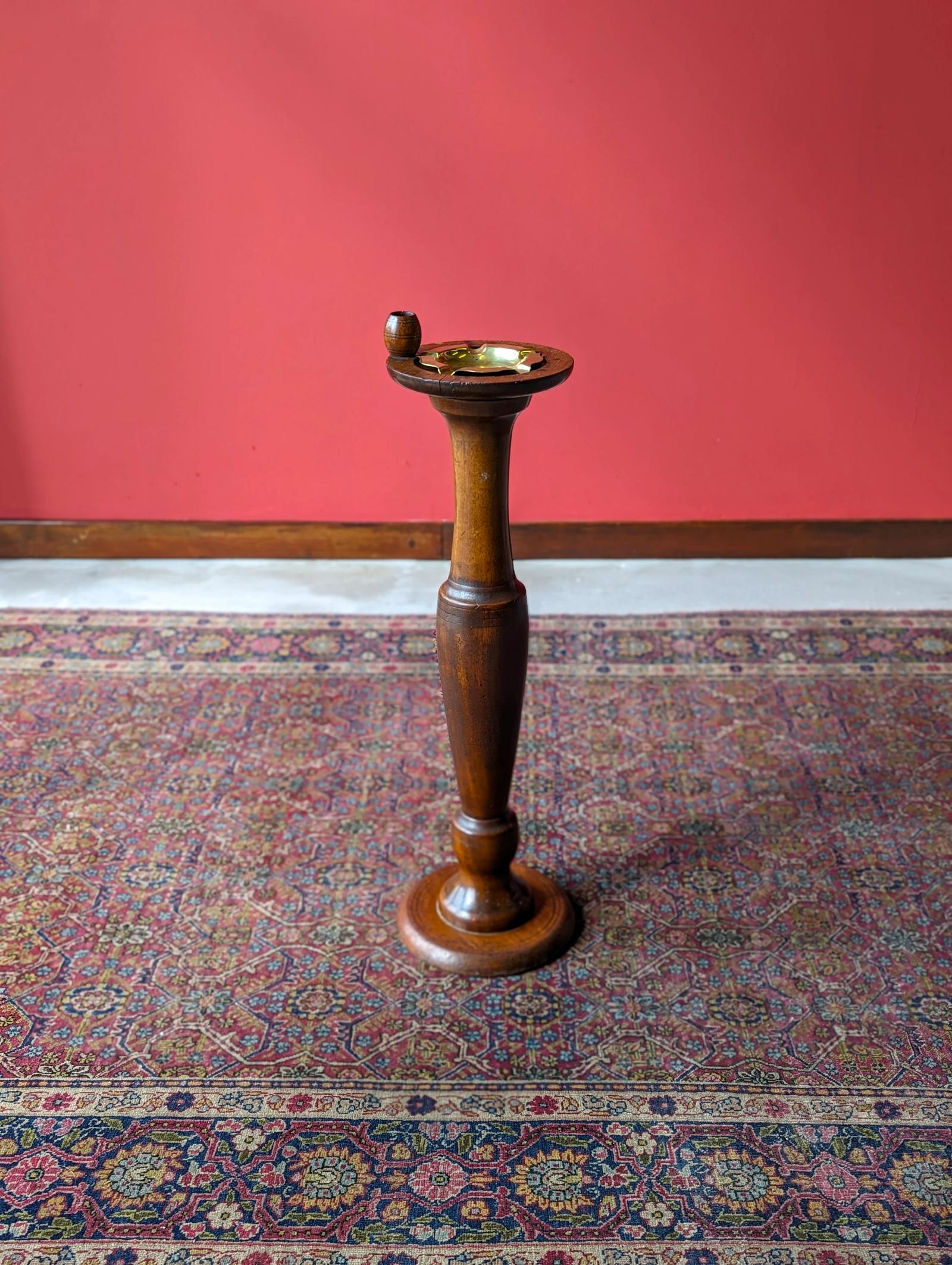 Antique Victorian Oak Smokers Stand (1 of 10)