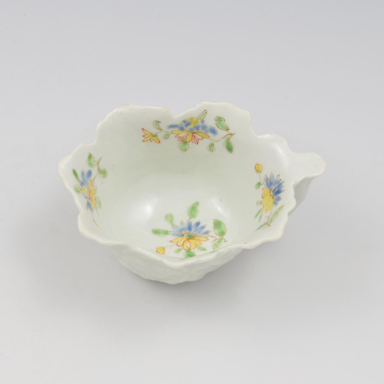 Rare Dr Wall / First Period Worcester Porcelain Polychrome Enamel Butter Boat c.1755 (1 of 14) Rare Dr Wall / First Period Worcester Porcelain Polychrome Enamel Butter Boat c.1755 (1 of 14)