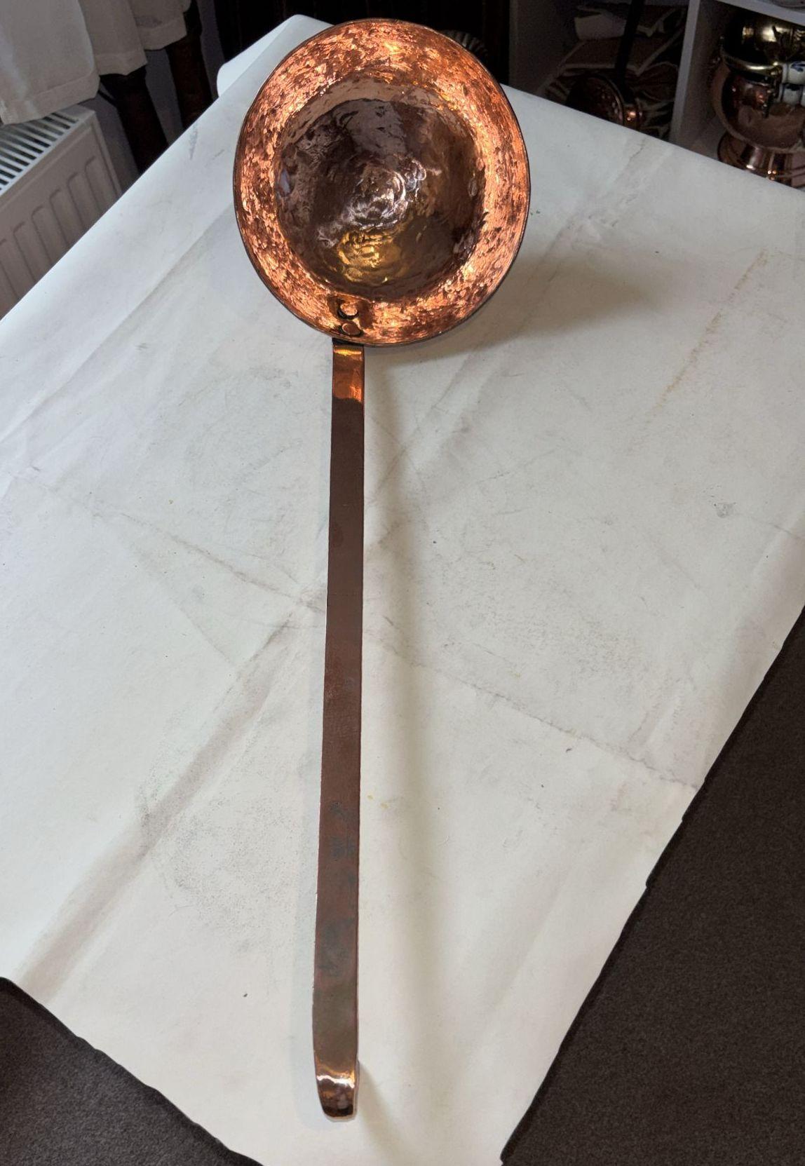 Substantial Solid Copper Ladle (1 of 4) Substantial Solid Copper Ladle (1 of 4)