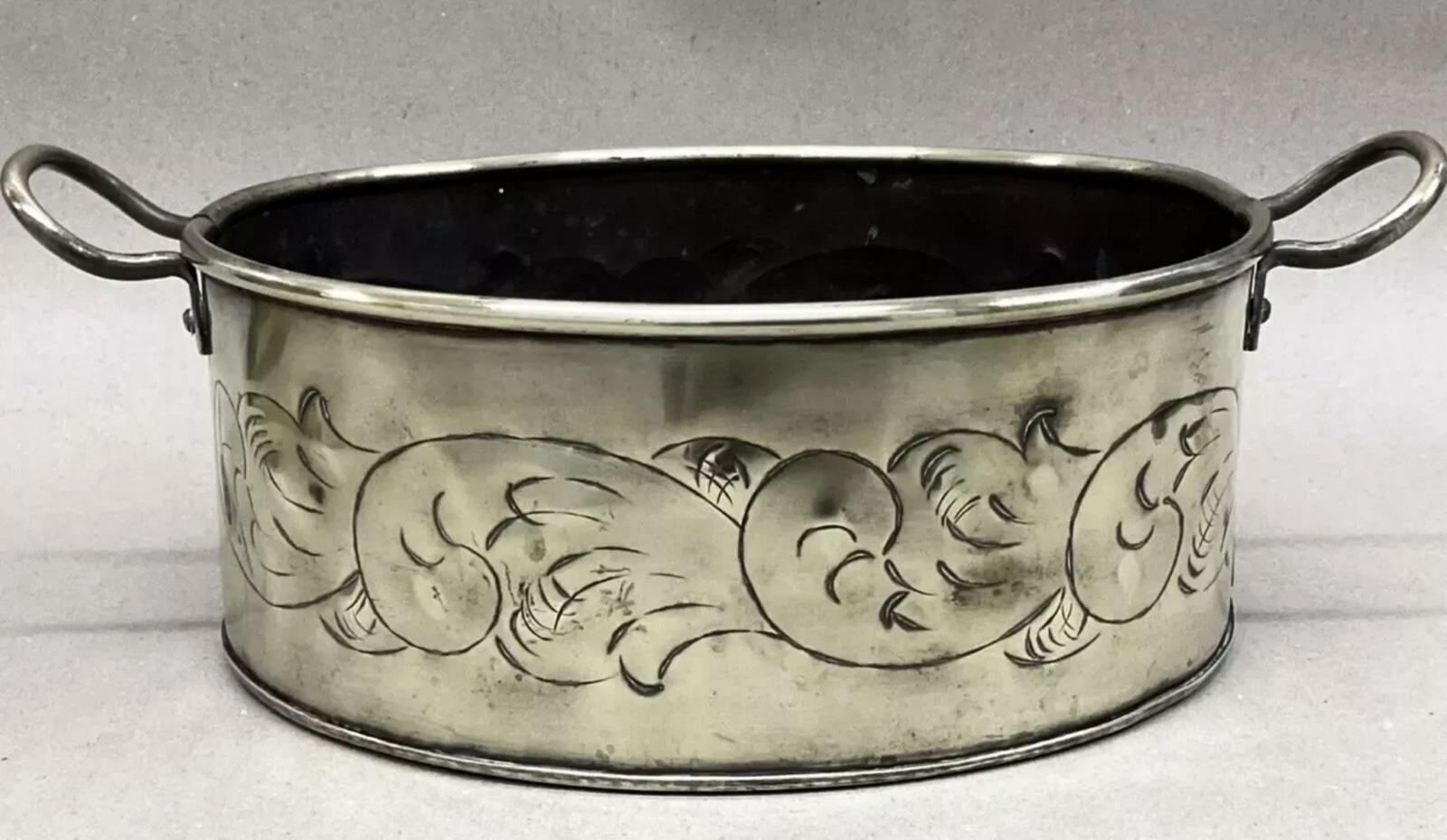 Arts & Crafts Brass Oval Planter / Jardiniere / Pan Antique Edwardian (1 of 6) Arts & Crafts Brass Oval Planter / Jardiniere / Pan Antique Edwardian (1 of 6)
