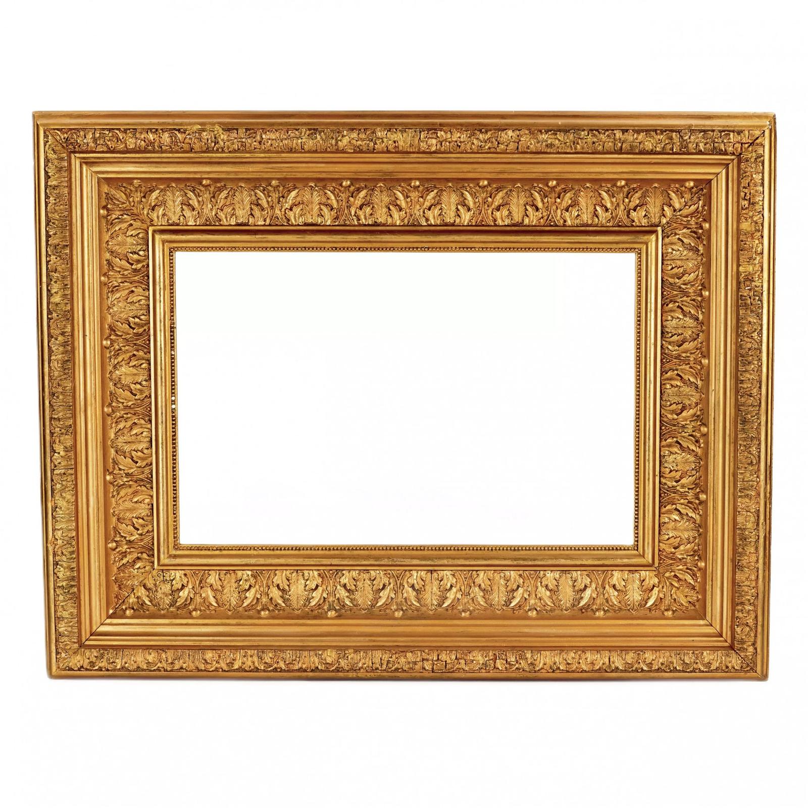 Classic Gilded Frame from the Turn of the 19th and 20th Centuries. (1 of 3)