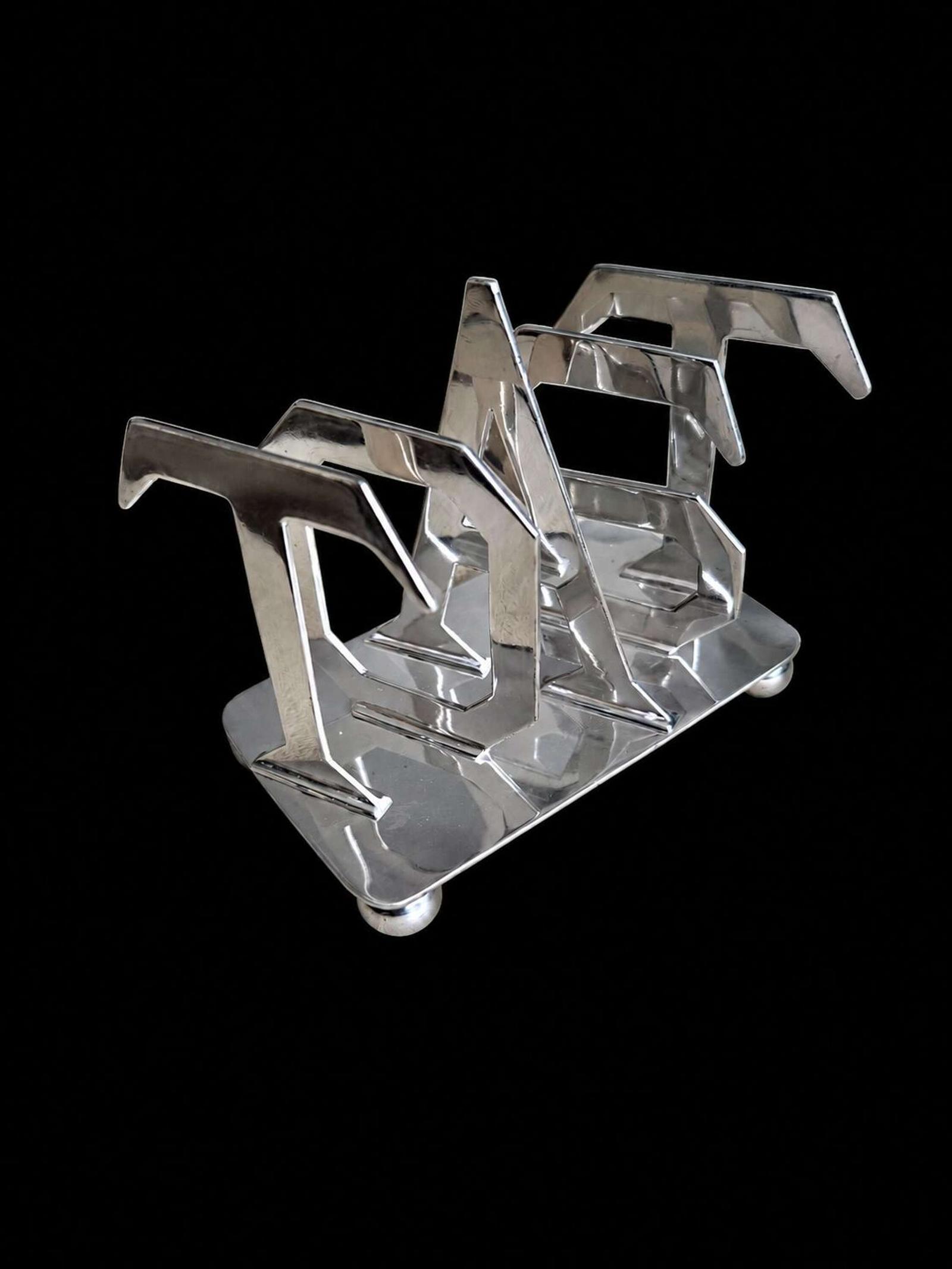 Art Deco Silver Plate Toast Letter Rack c1920 (1 of 6) Art Deco Silver Plate Toast Letter Rack c1920 (1 of 6)