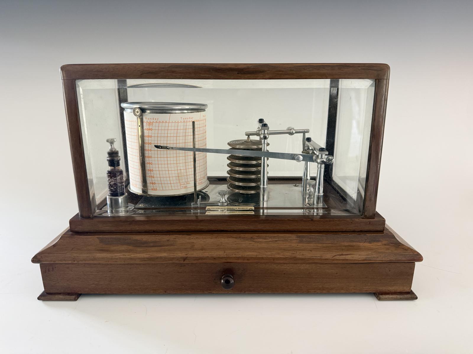 Rare Barograph, Kelvin, Bottomley & Baird, Glasgow (1 of 7) Rare Barograph, Kelvin, Bottomley & Baird, Glasgow (1 of 7)