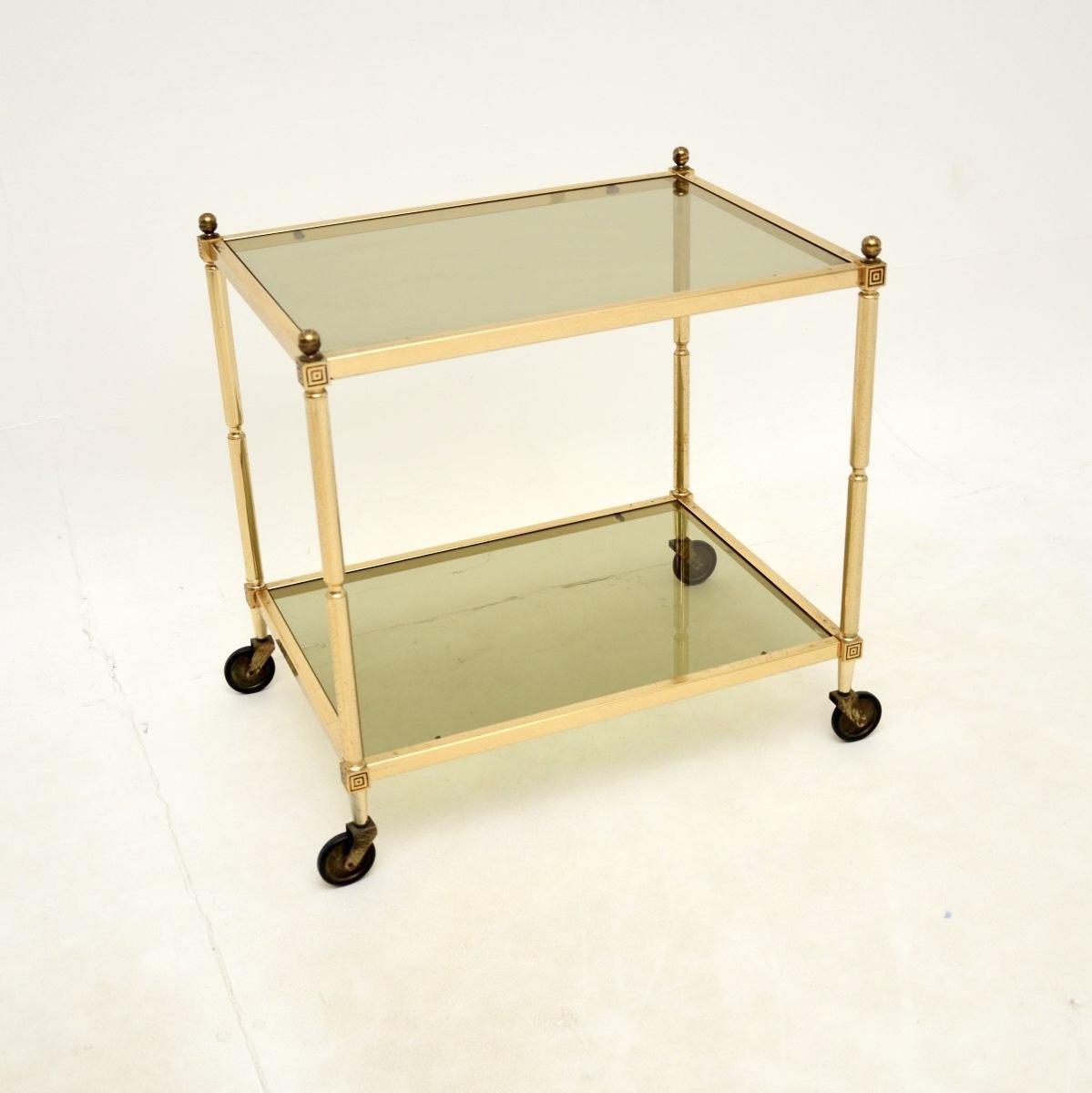 Vintage French Brass Drinks Trolley (1 of 8) Vintage French Brass Drinks Trolley (1 of 8)