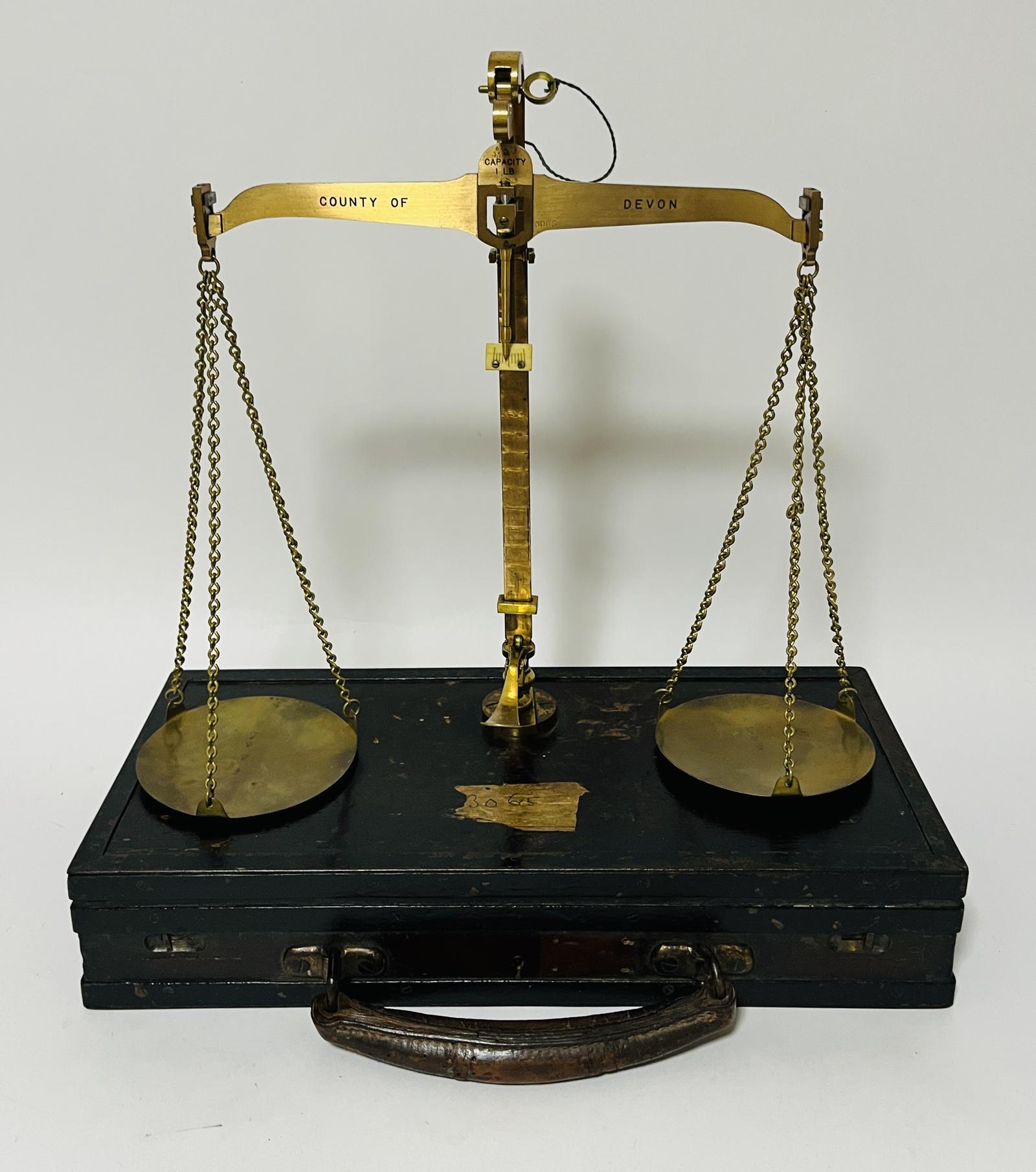 Antique Devon County Excise Scales (1 of 18) Antique Devon County Excise Scales (1 of 18)