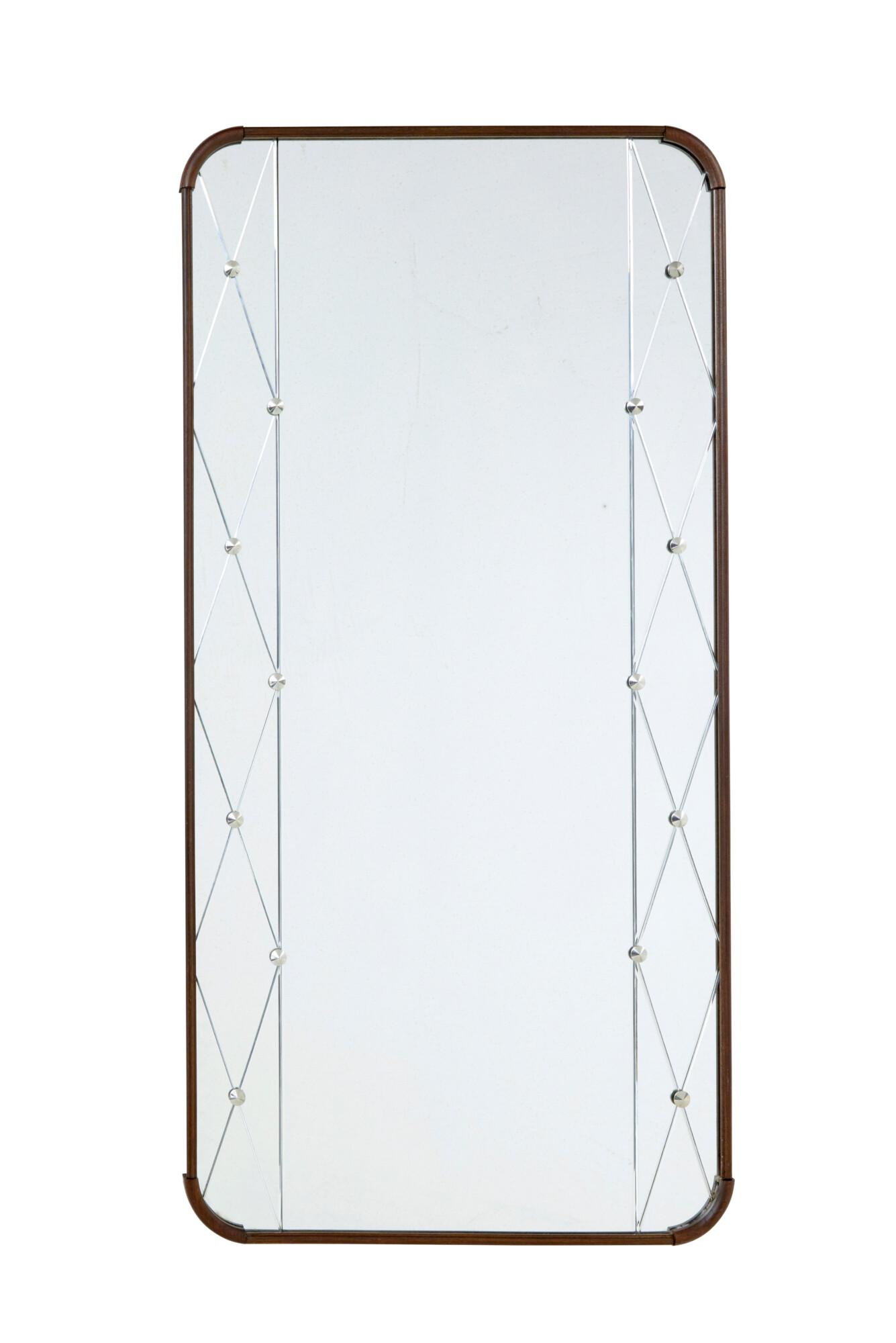 Mid Century Shaped Teak Frame Swedish Harlequin Mirror (1 of 5) Mid Century Shaped Teak Frame Swedish Harlequin Mirror (1 of 5)