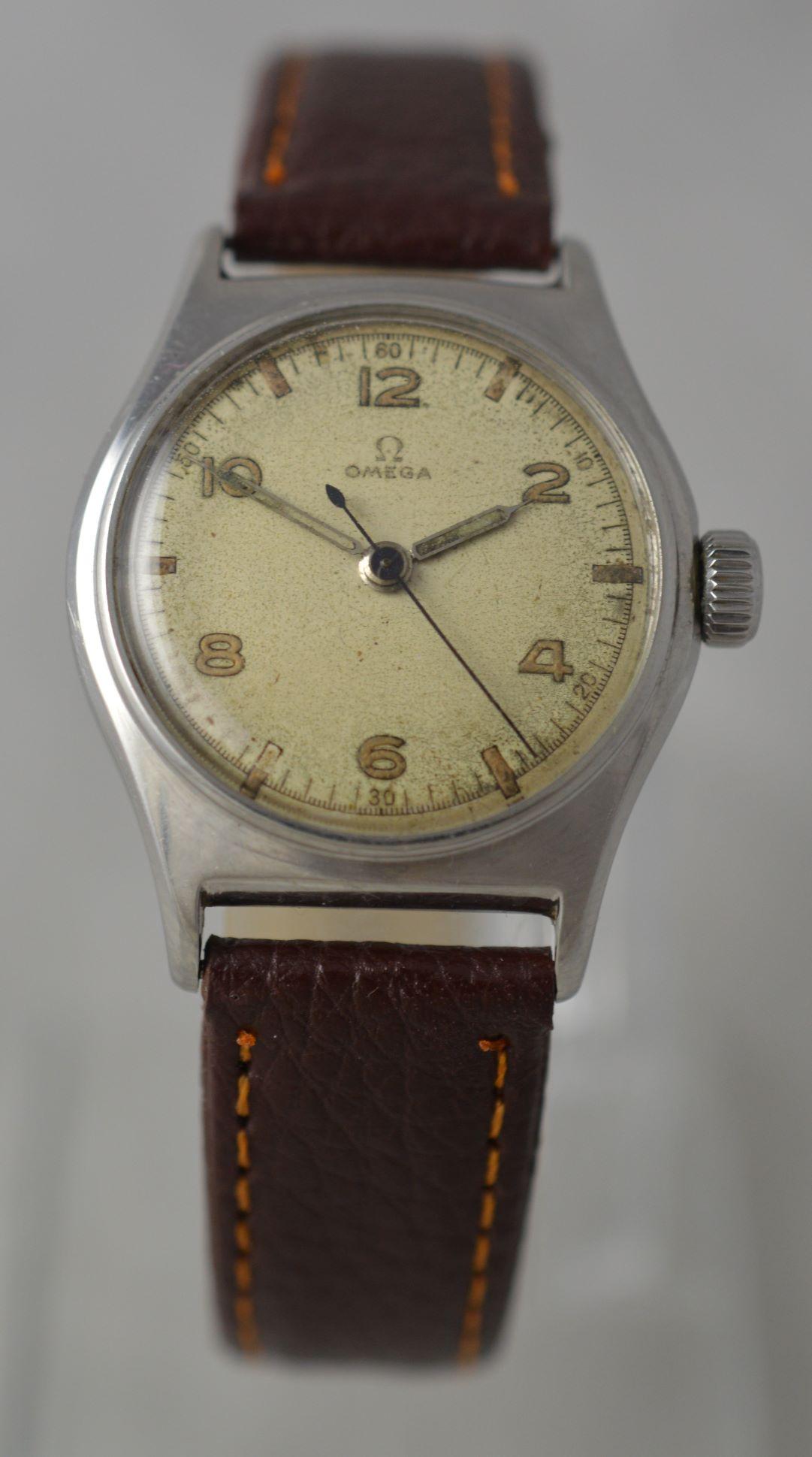 1944 Omega Stainless Steel Wristwatch (1 of 6)