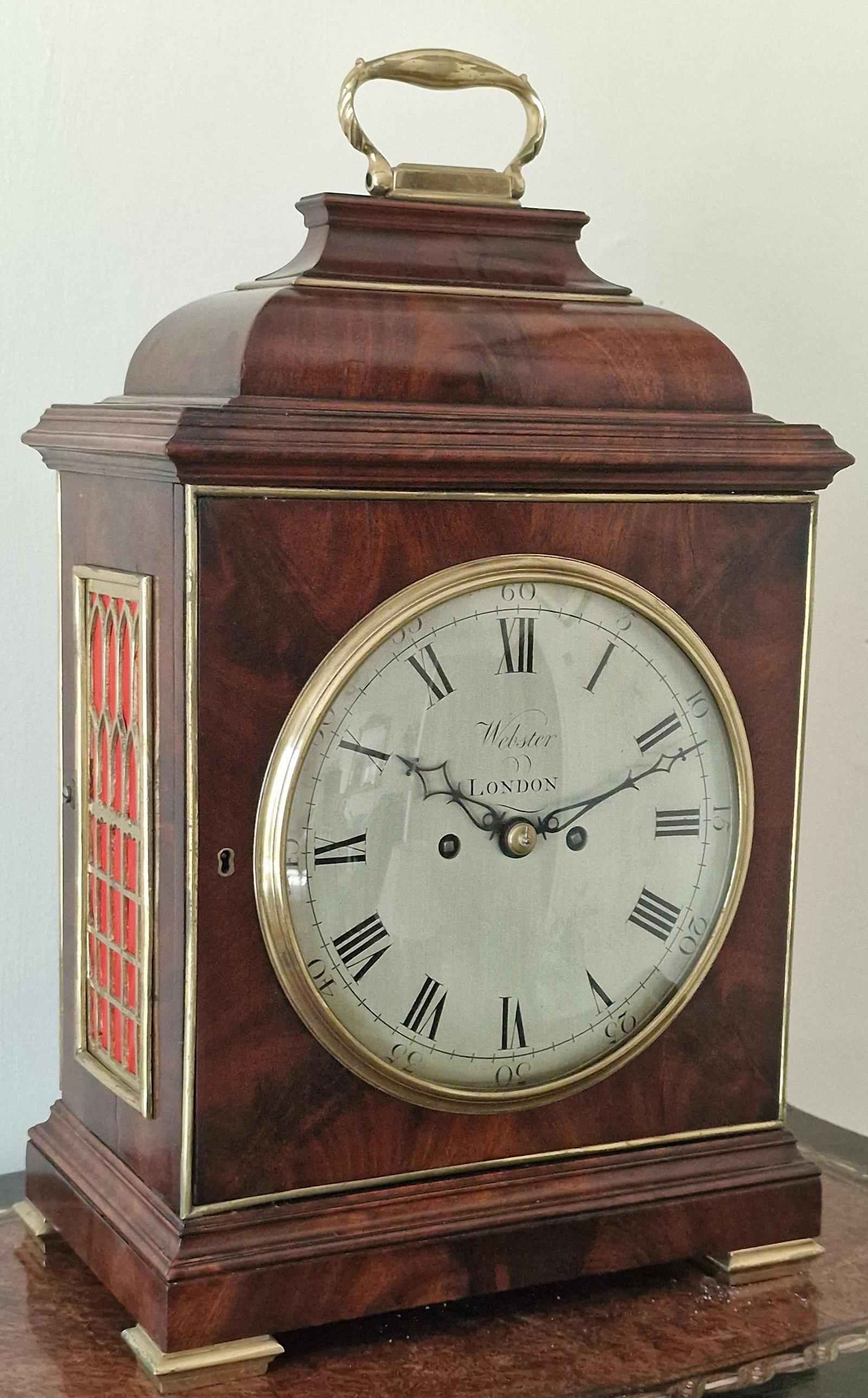 Webster, London Georgian Bracket / Table Clock (1 of 10) Webster, London Georgian Bracket / Table Clock (1 of 10)